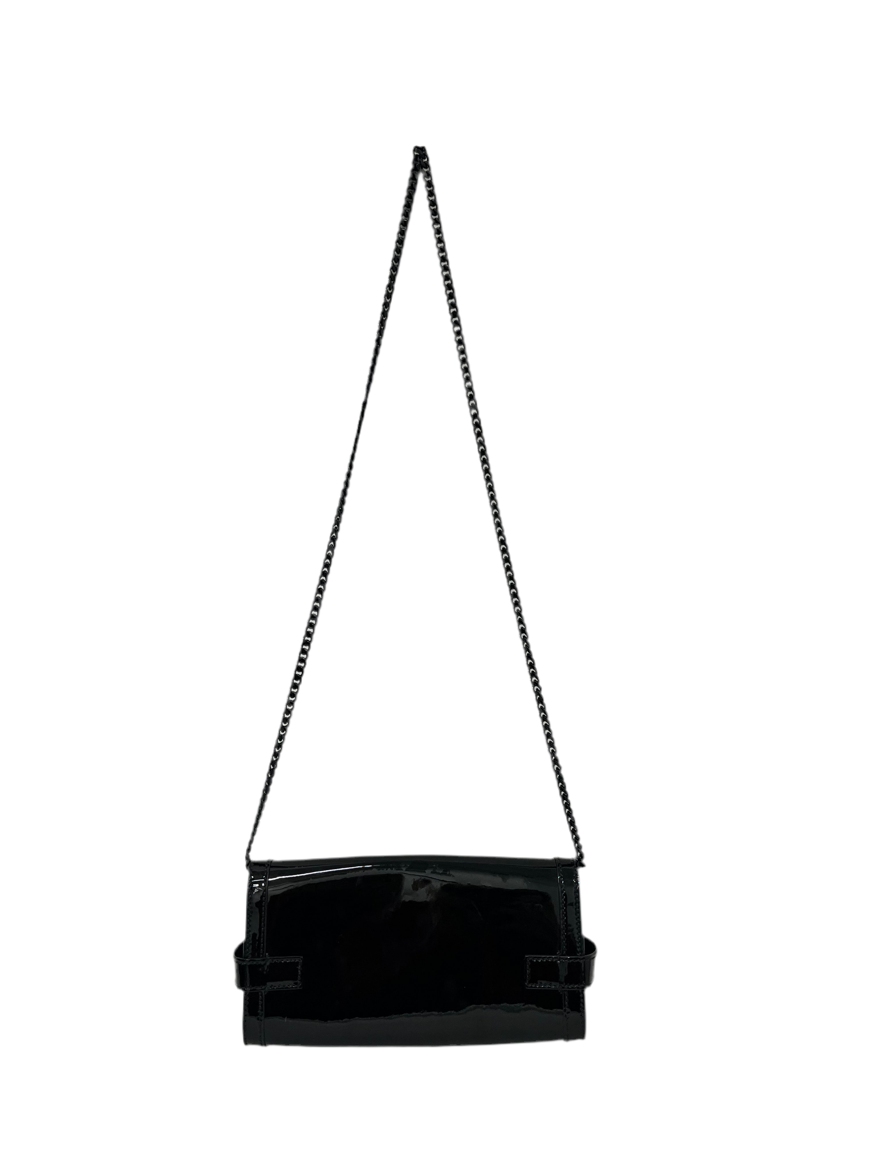 BALMAIN/Hand Bag/Leather/BLK/b-buzz pouch 23 patent view 2
