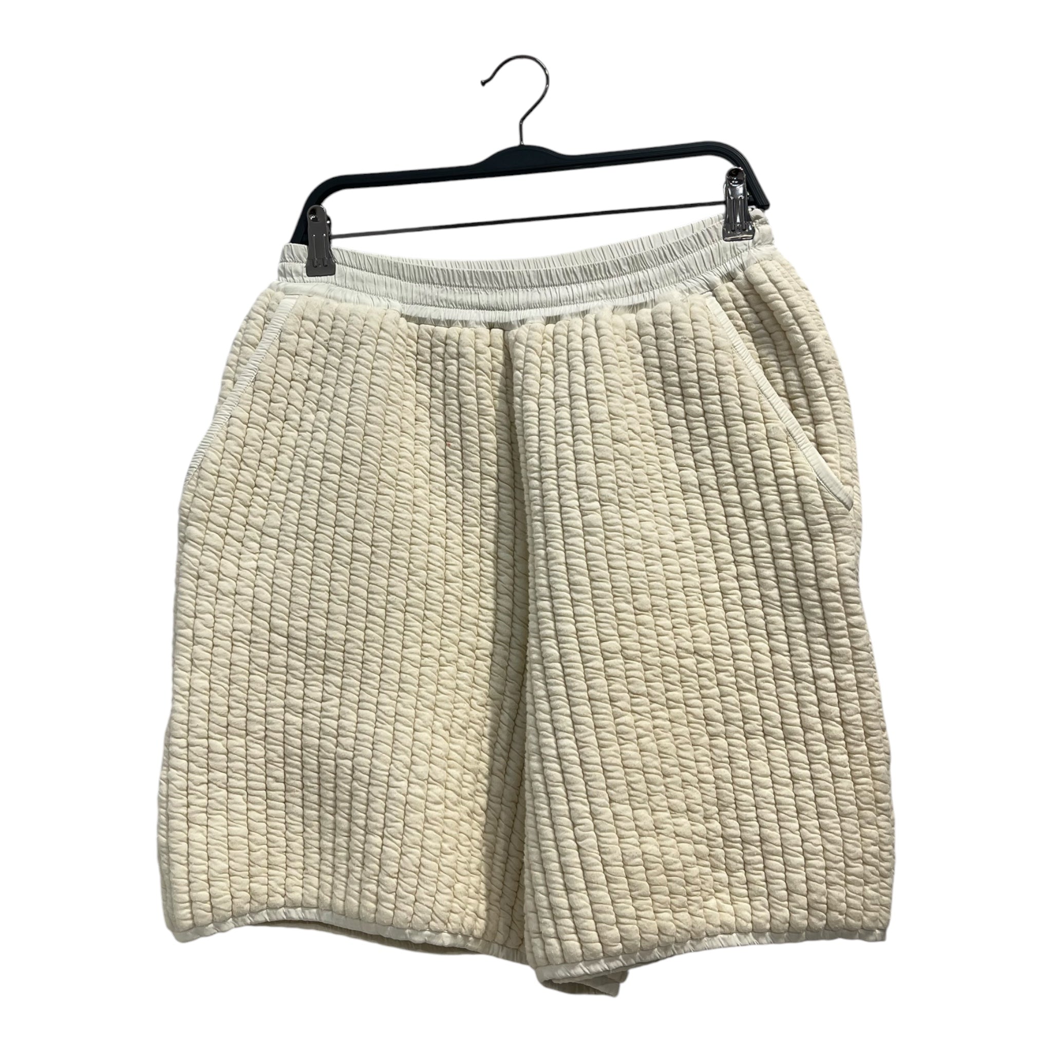 JIL SANDER/Shorts/L/Cotton/WHT/QUILTED SHORTS view 1