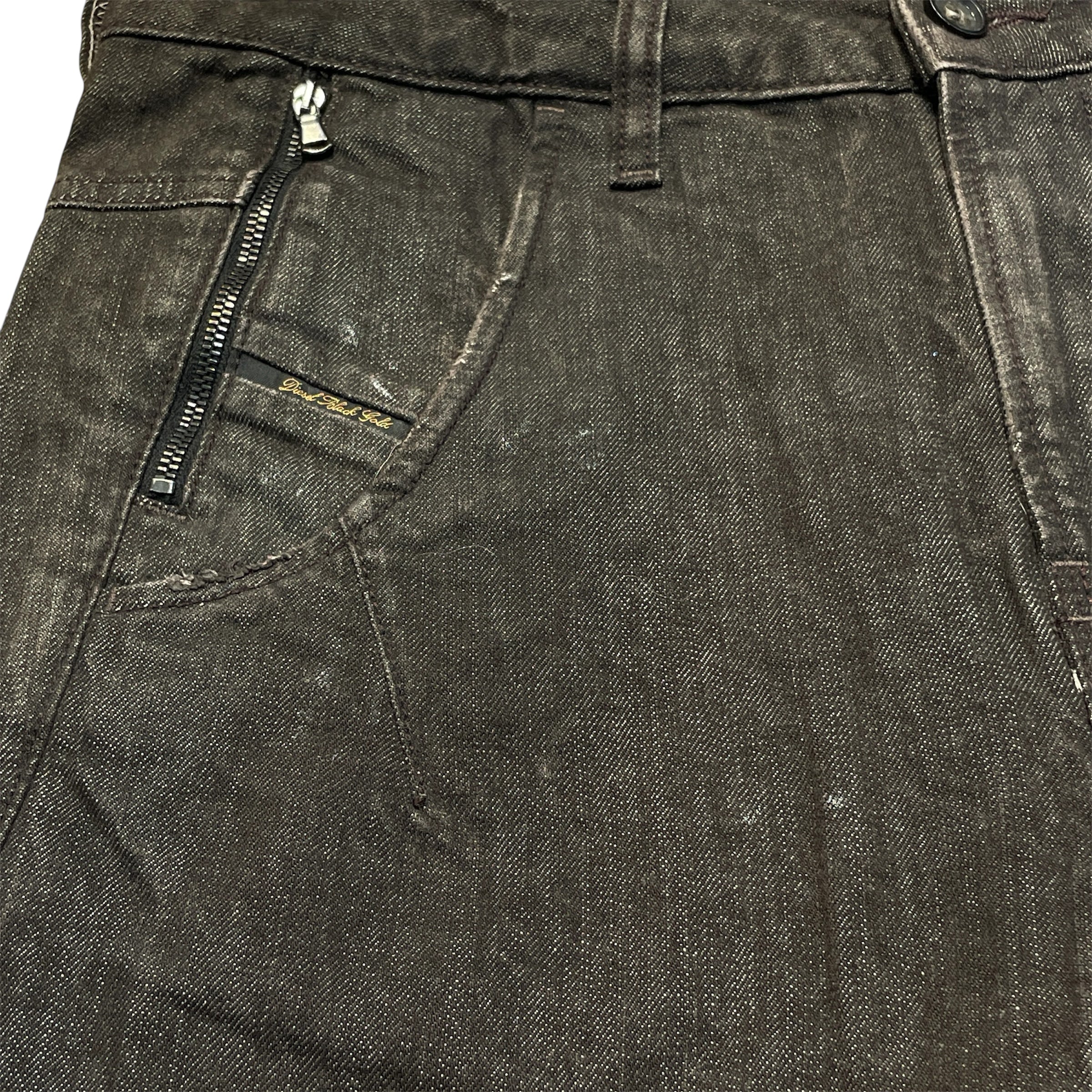 DIESEL/Skinny Pants/28/Denim/BLK/Knee Darts view 5