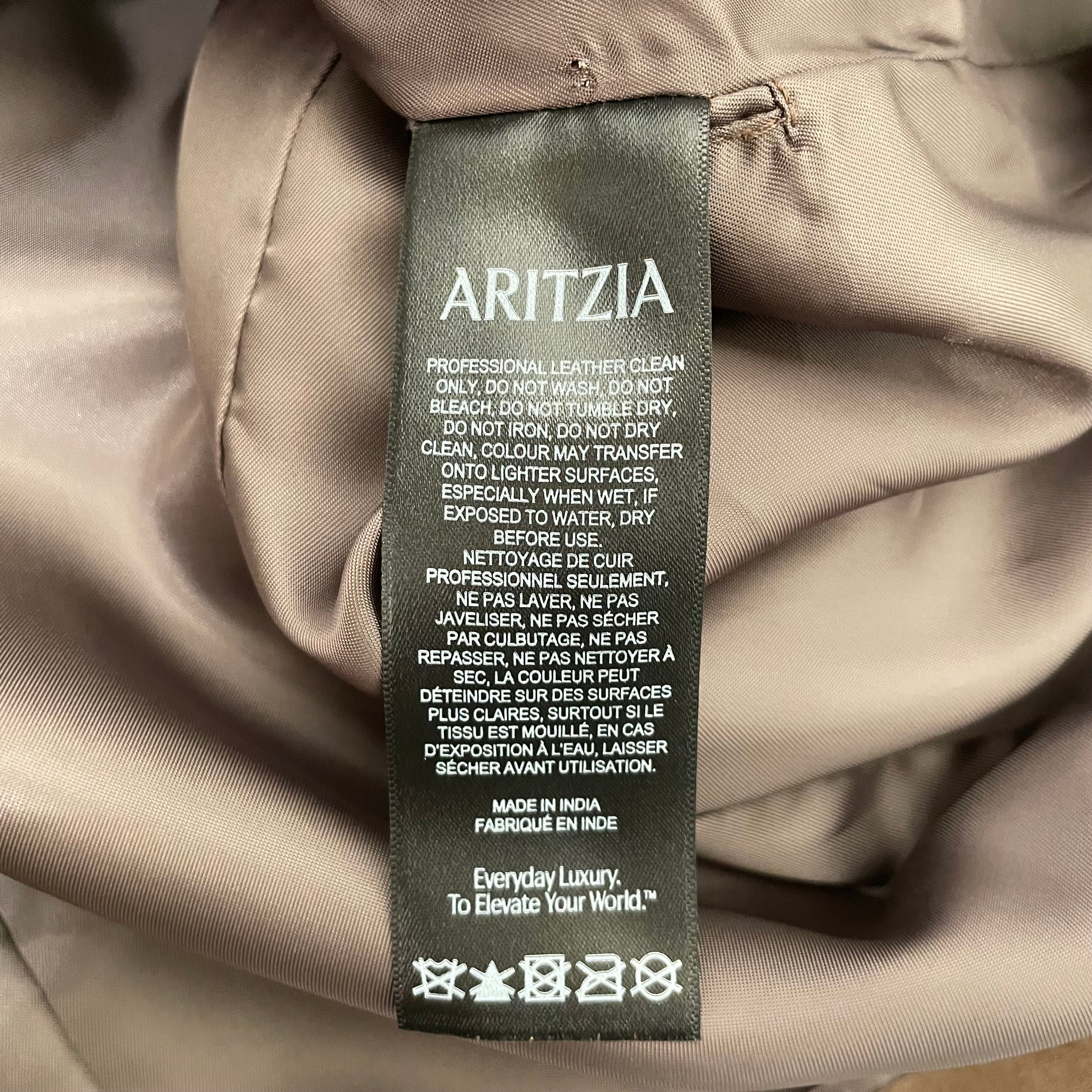 ARITZIA/Jacket/M/Suede/BRW/ARITZIA Suede Dark Chocolate view 4
