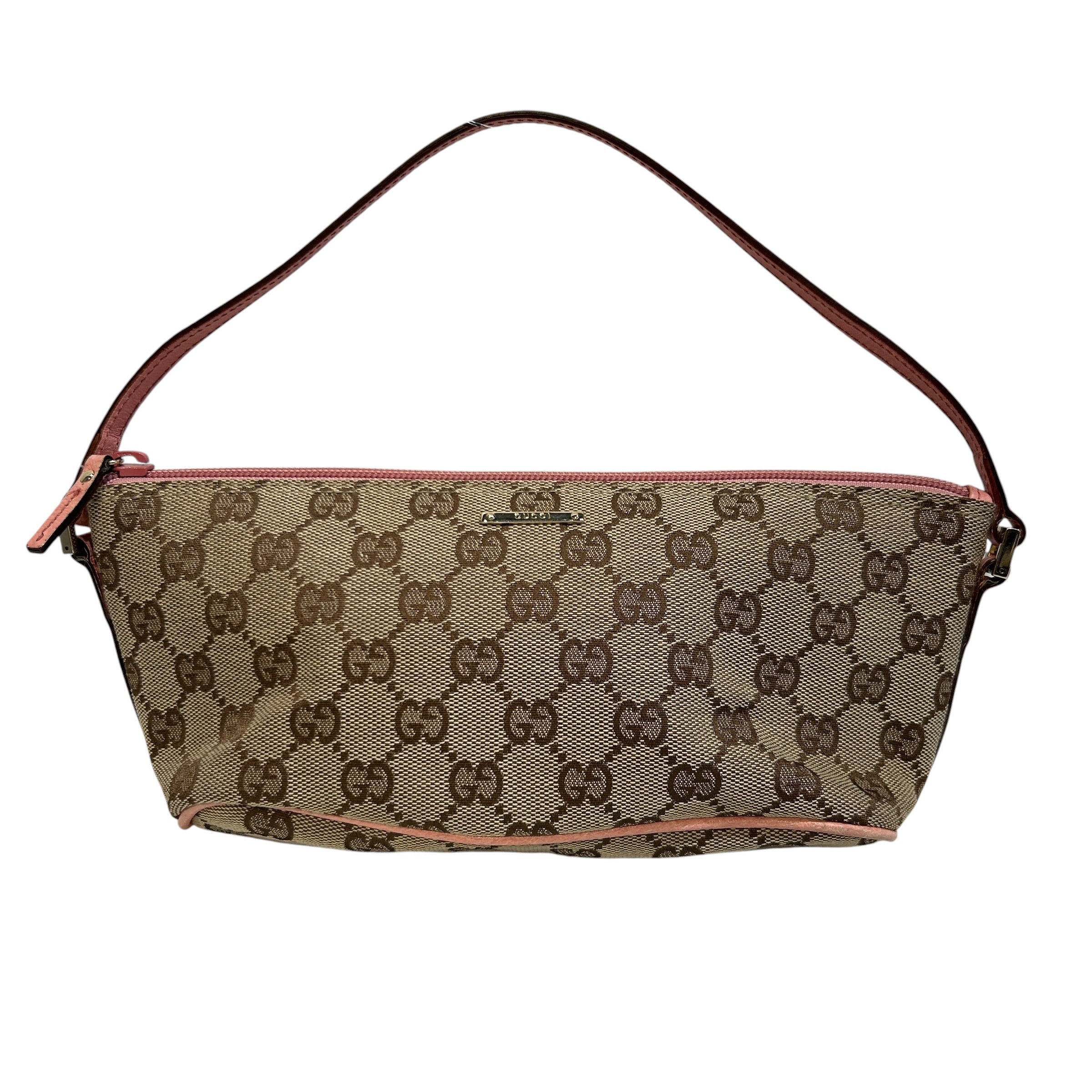 GUCCI/Hand Bag/Monogram/BRW/GGCANVAS BOAT view 1