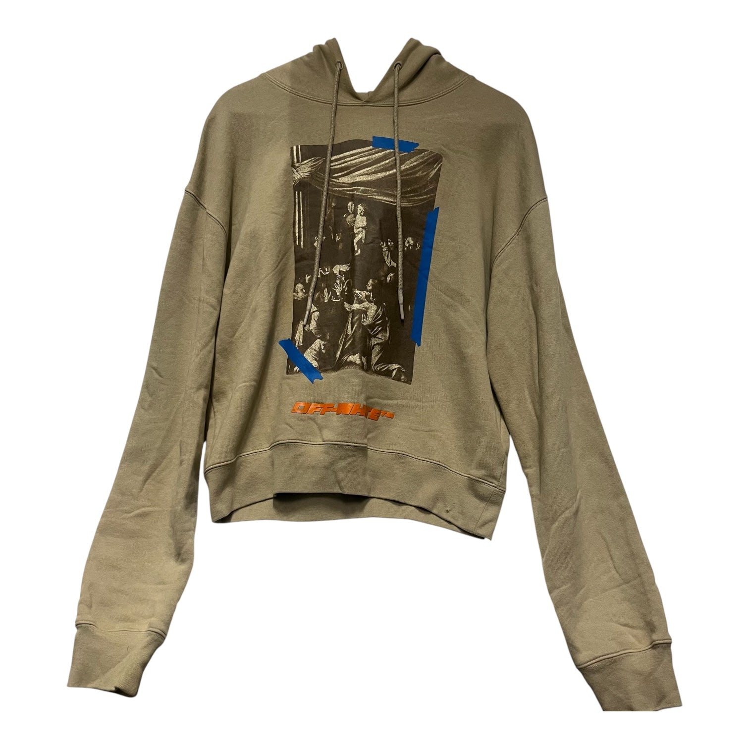 OFF-WHITE/Hoodie/XS/Cotton/KHK/caravaggio view 1