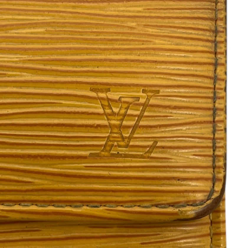 LOUIS VUITTON/Long Wallet/OS/Leather/YEL/EPI LEATHER view 8