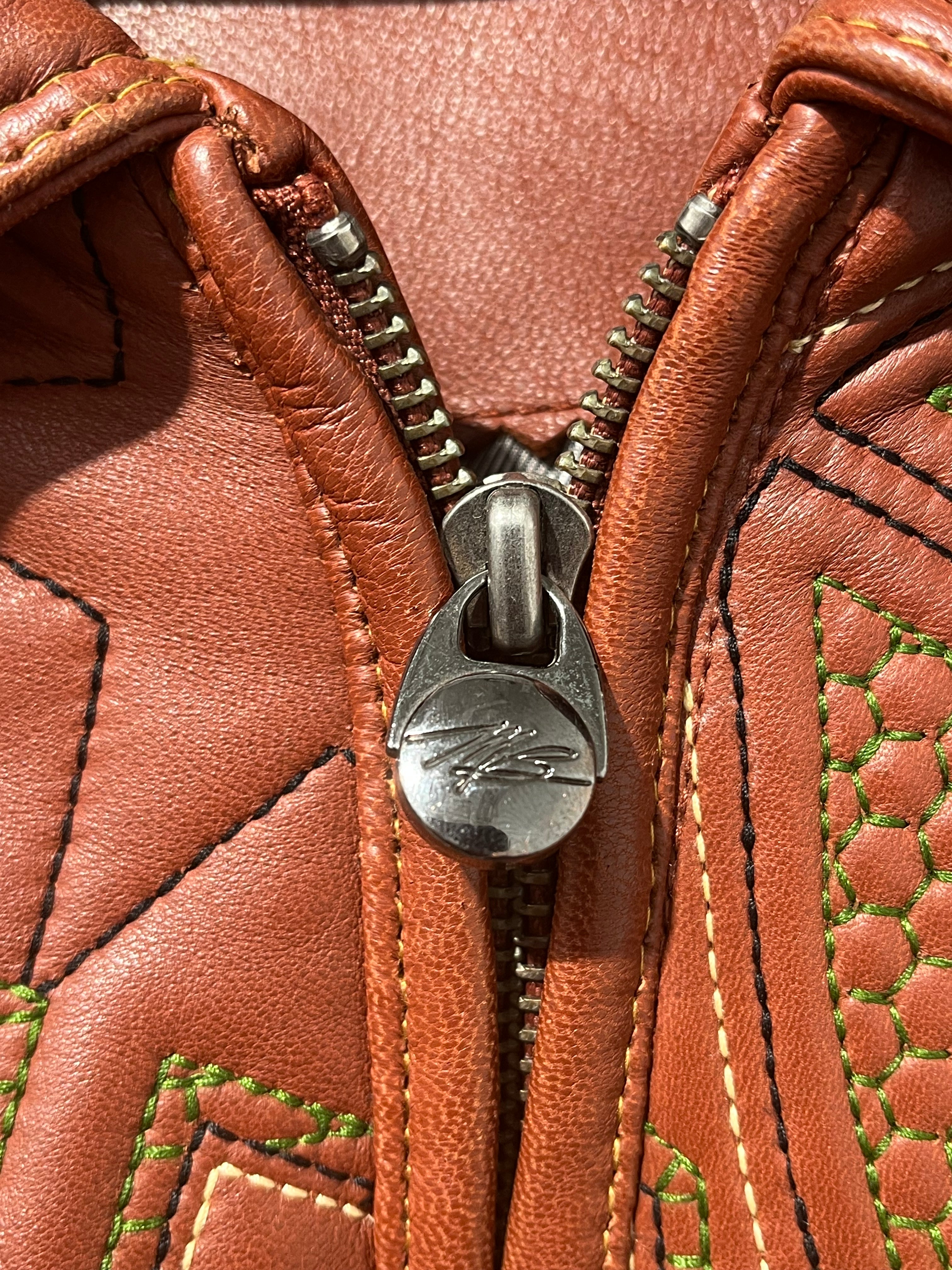 Pelle Pelle/Leather Jkt/54/Leather/BRW/EMBROIDERED MARC BUCHANANPELLE view 4