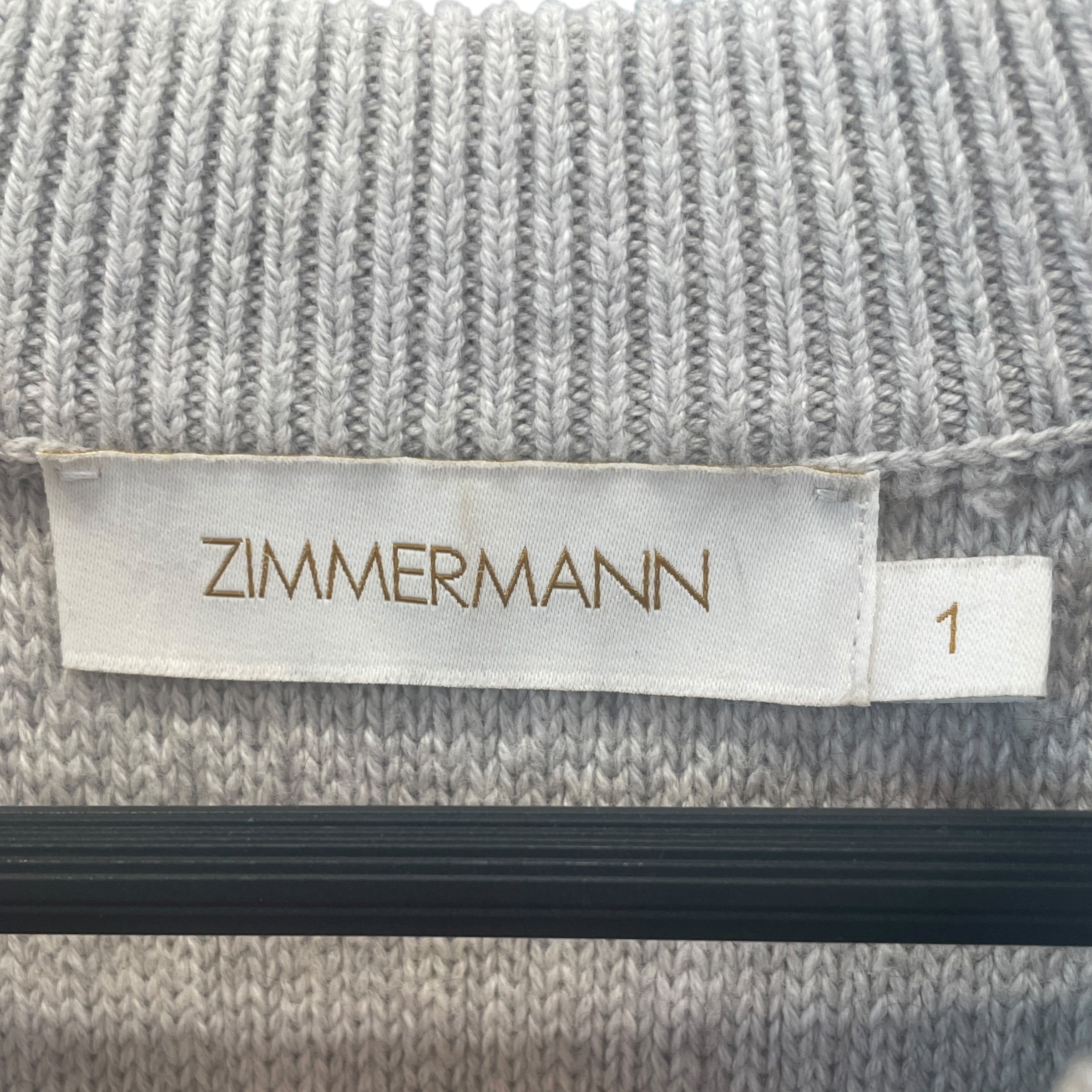 Zimmermann/Sweater/1/Cotton/GRY/ view 3