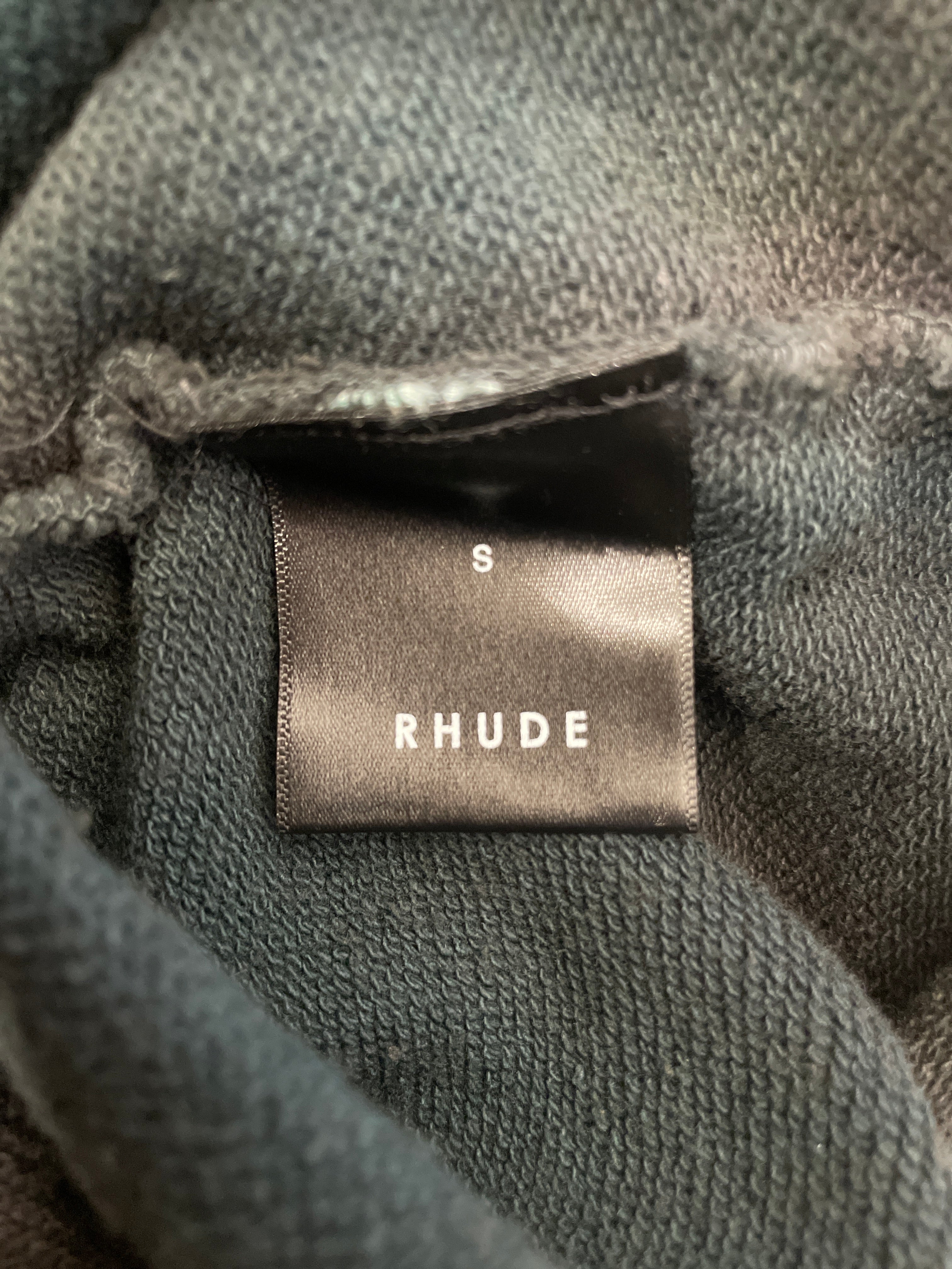 RHUDE/Hoodie/S/All Over Print/Cotton/GRN/ view 3