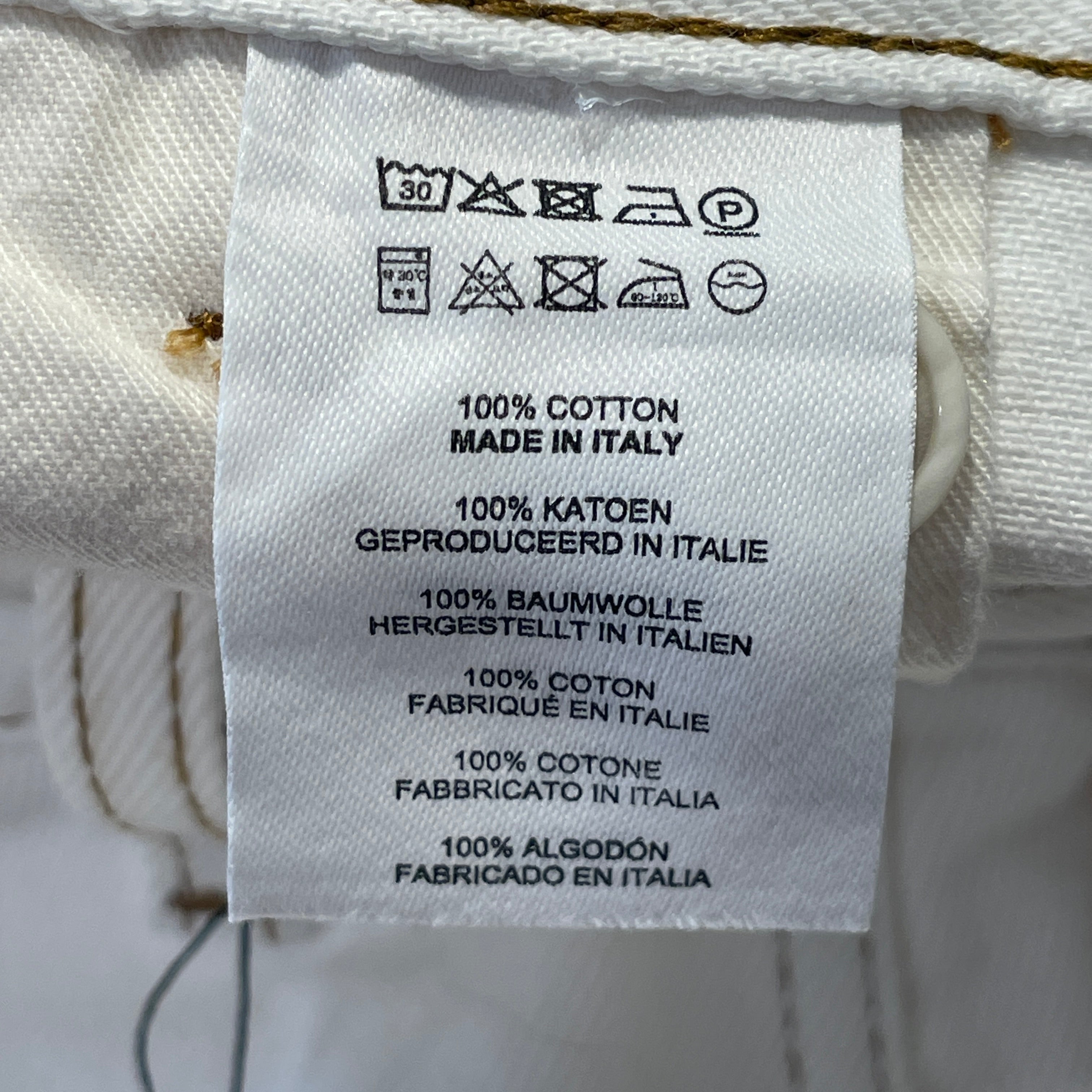 DRIES VAN NOTEN/Straight Pants/40/Cotton/WHT/ view 4