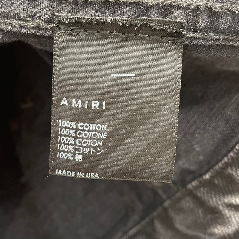 AMIRI/Denim Jkt/XL/Denim/BLK/Paisley/Bandana Patchwork Trucker