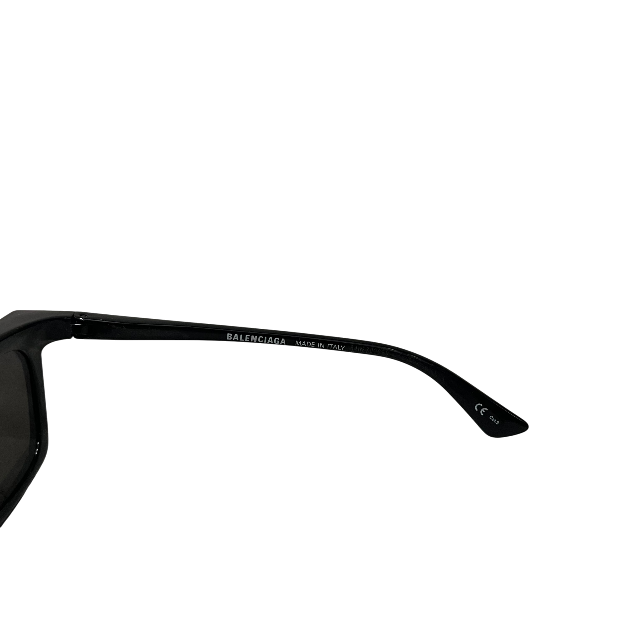 BALENCIAGA/Sunglasses/Celluloid/BLK/on frame view 5