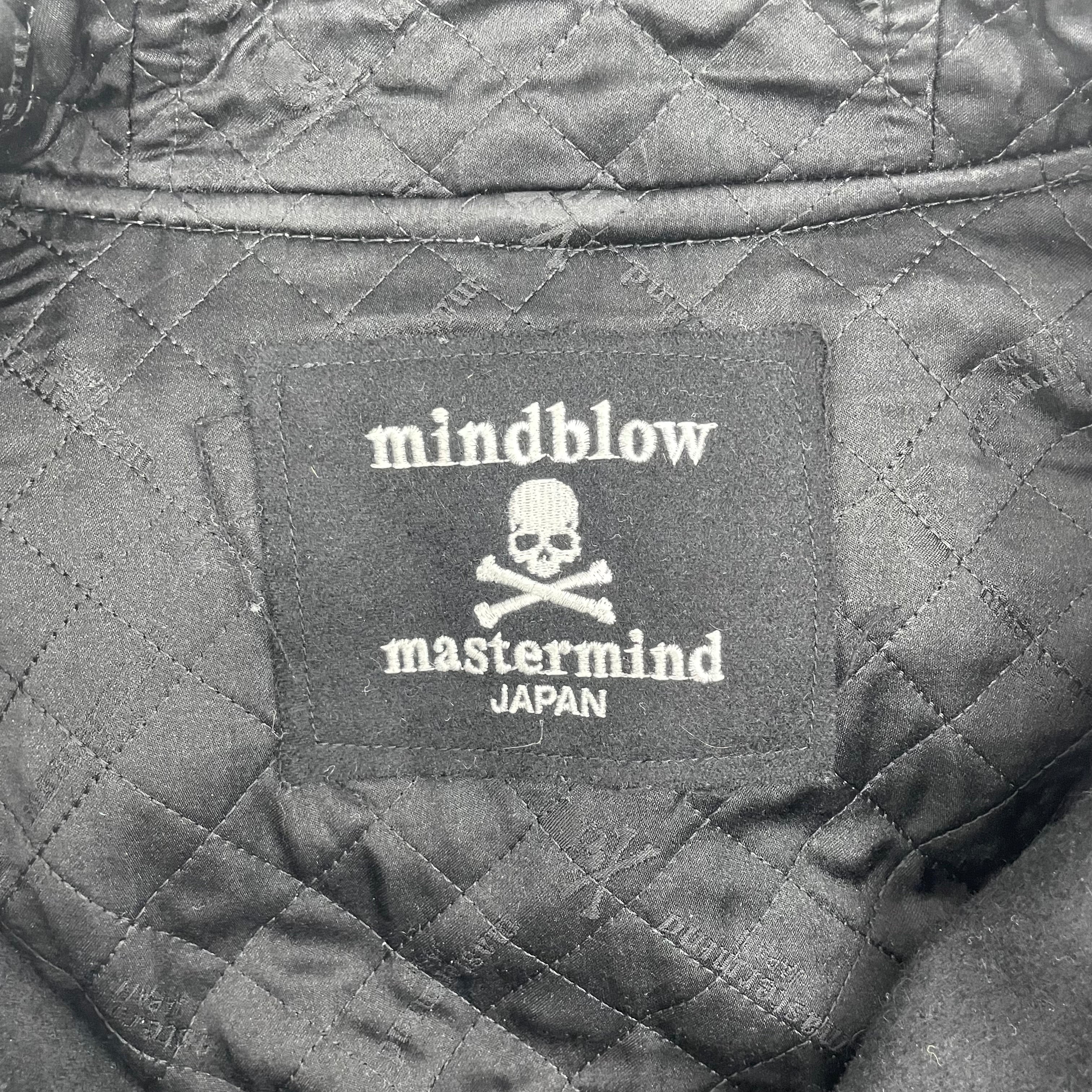 mastermind JAPAN/Jacket/XL/Cashmere/BLK/HOODED VARSITY view 3