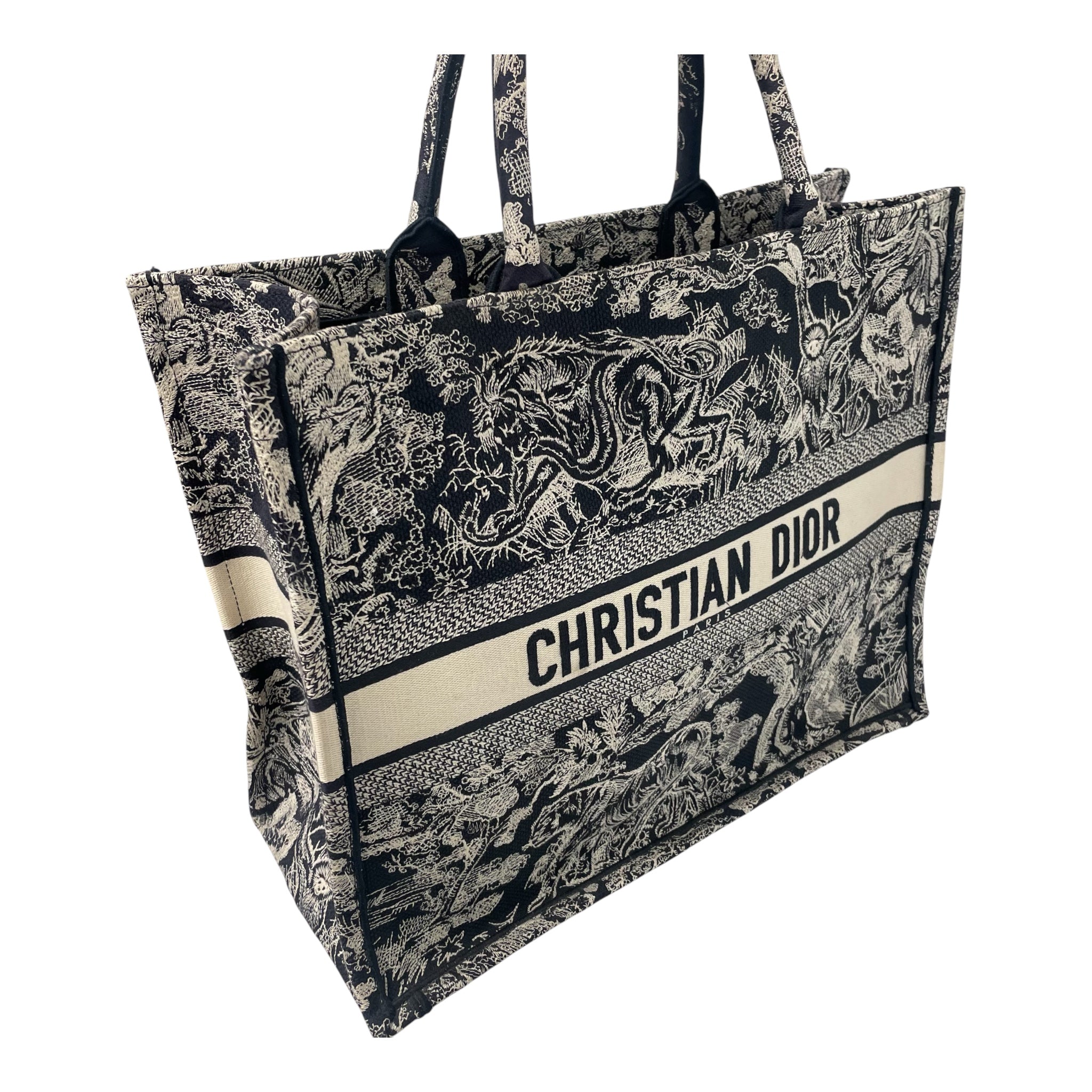 Christian Dior/Tote Bag/All Over Print/NVY/MEDIUMBOOKTOTE view 5