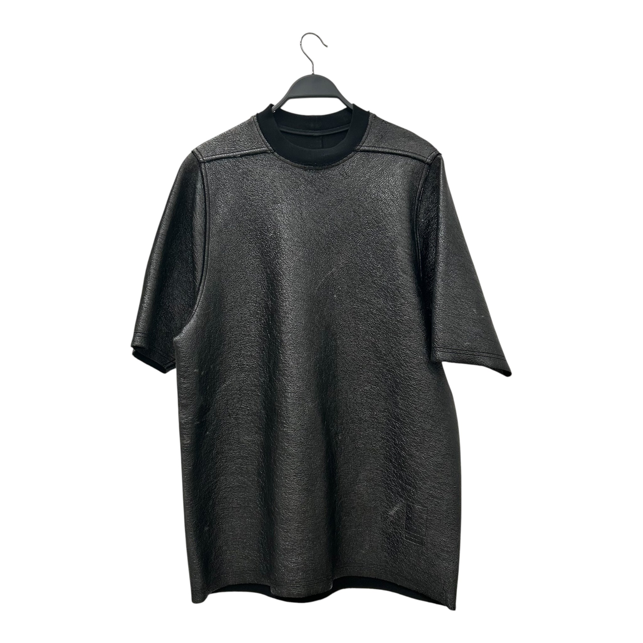 Rick Owens/T-Shirt/XS/Faux Leather/BLK/ view 1