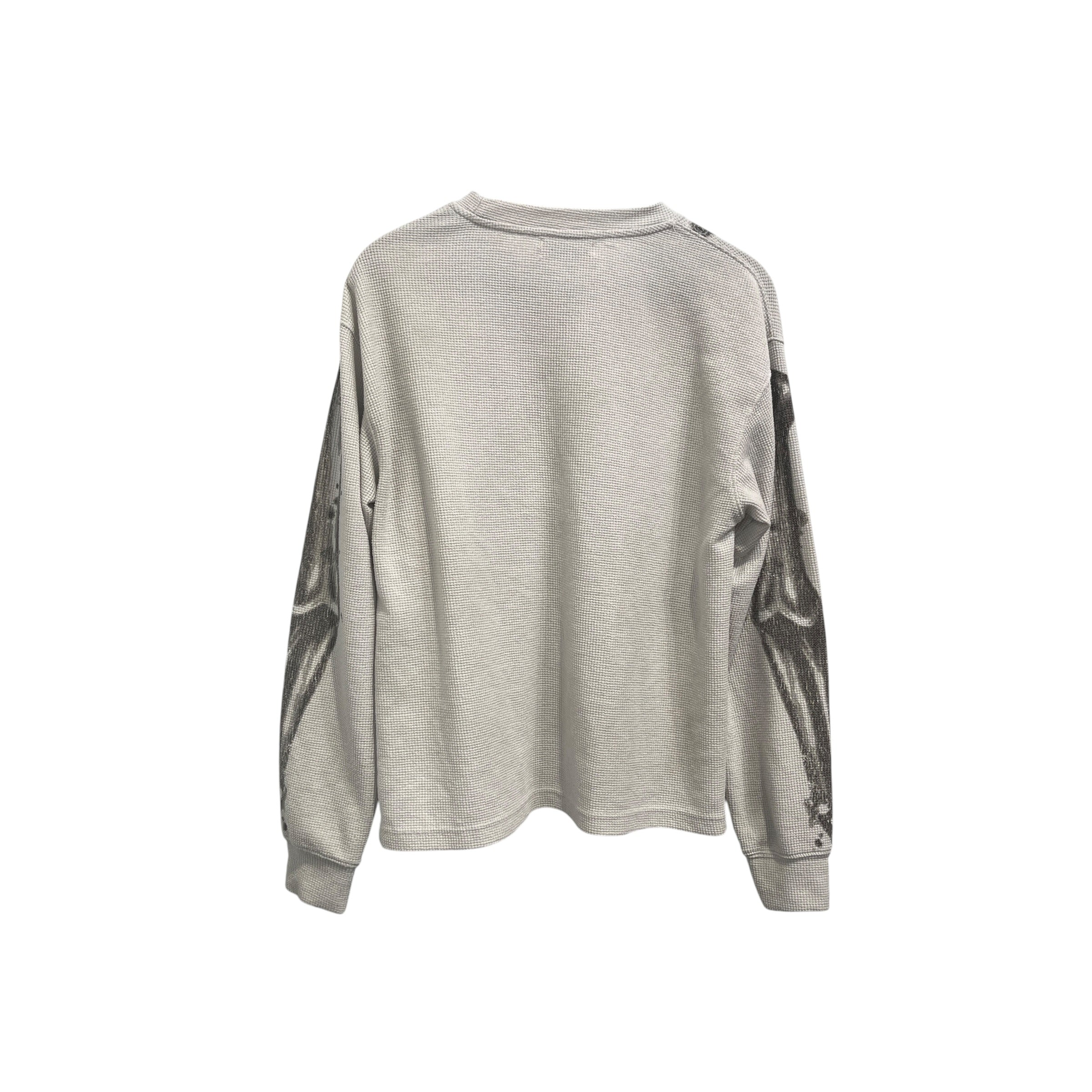 valley/LS T-Shirt/M/Cotton/GRY/airbrush skelly view 2
