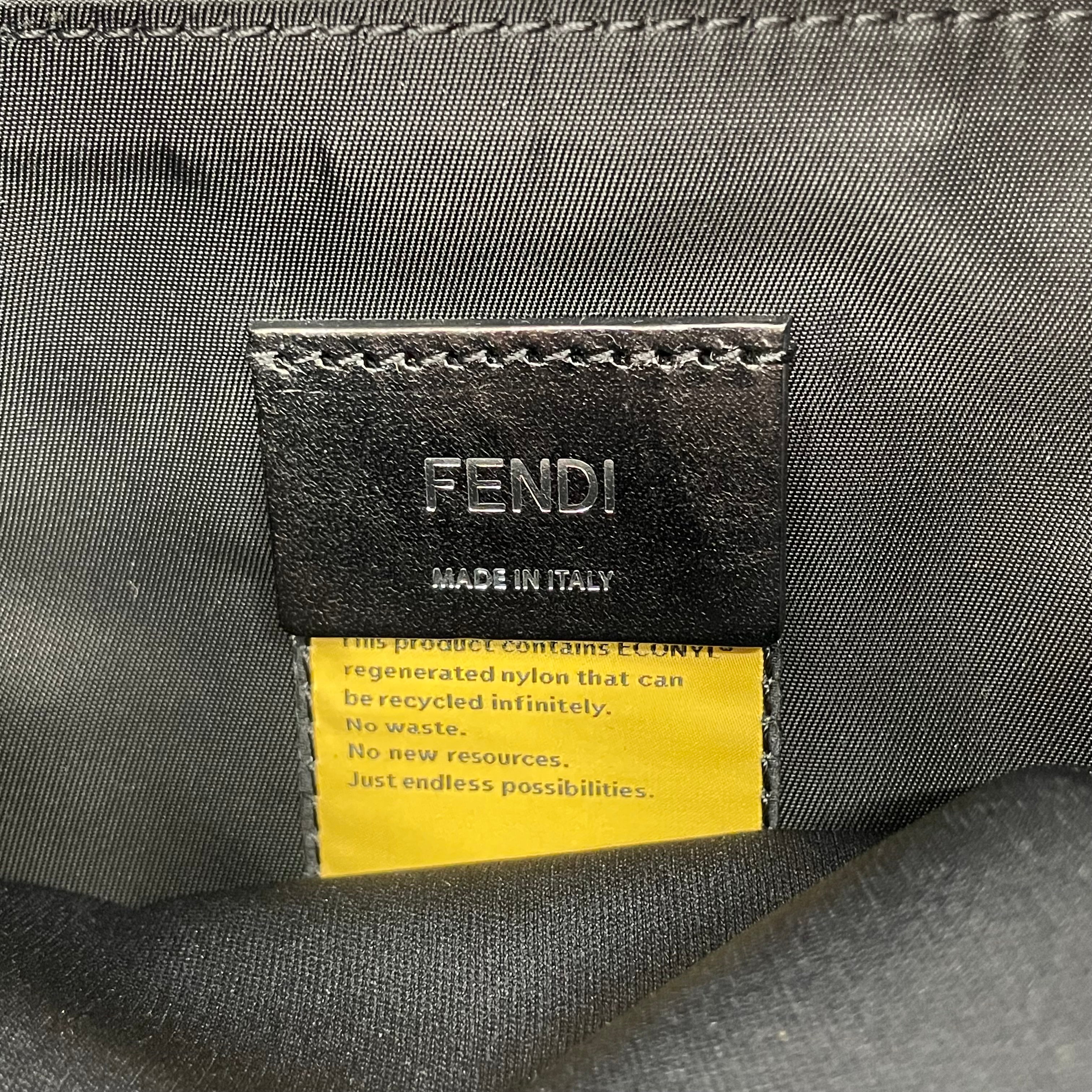 FENDI/Backpack/Nylon/BLK/SLV LOGO CLIP view 5
