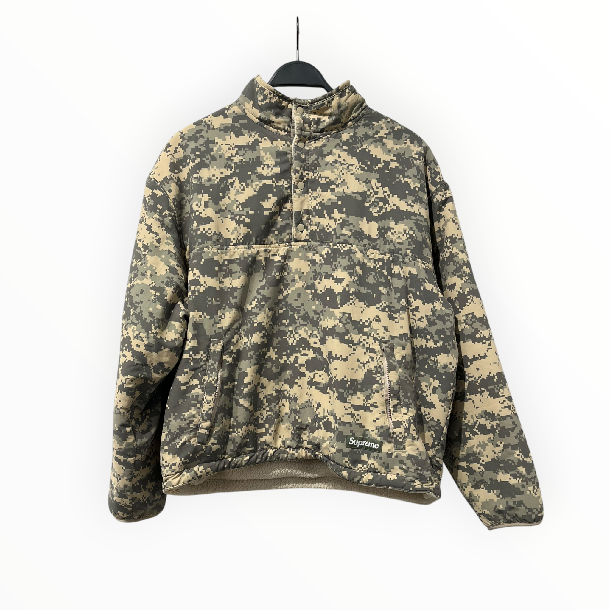 Supreme/Fleece Jkt/M/Polyester/GRN/Camouflage/FW25 FLEECE REVERSIBLE DIGI view 1