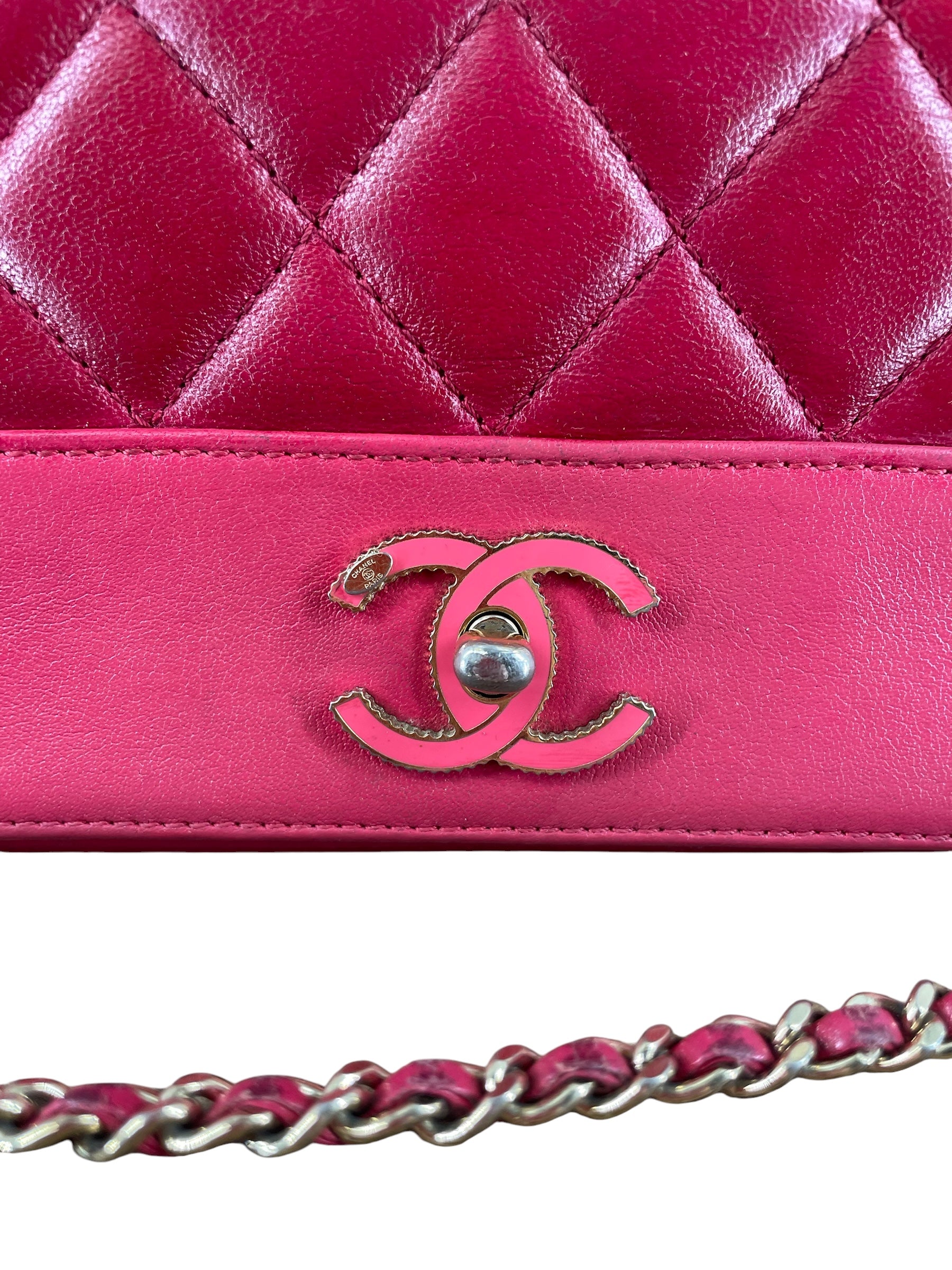 CHANEL/Bag/Leather/RED/23782309 GLD HRDWRE view 3