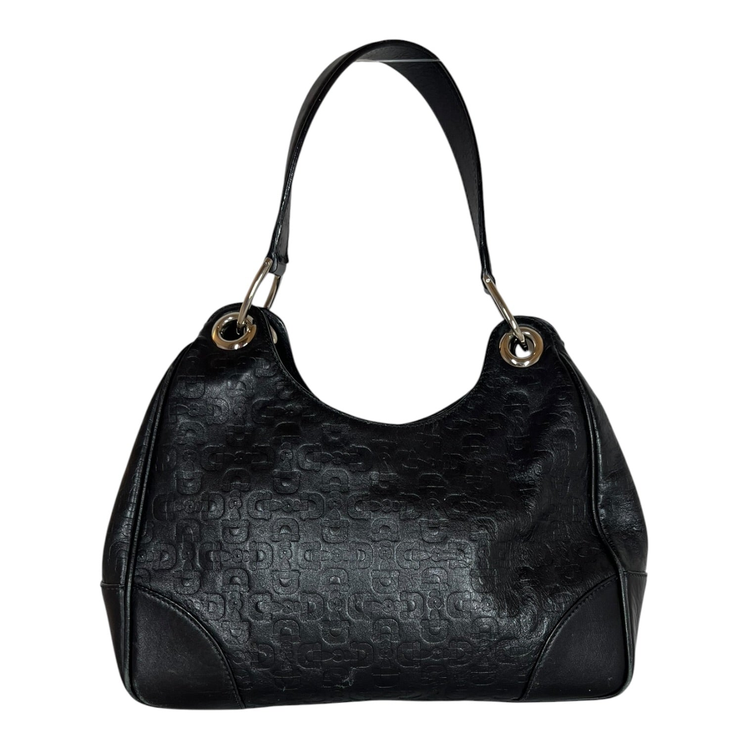 GUCCI/Hand Bag/All Over Print/Leather/BLK/HORSEBIT PATTERN view 2