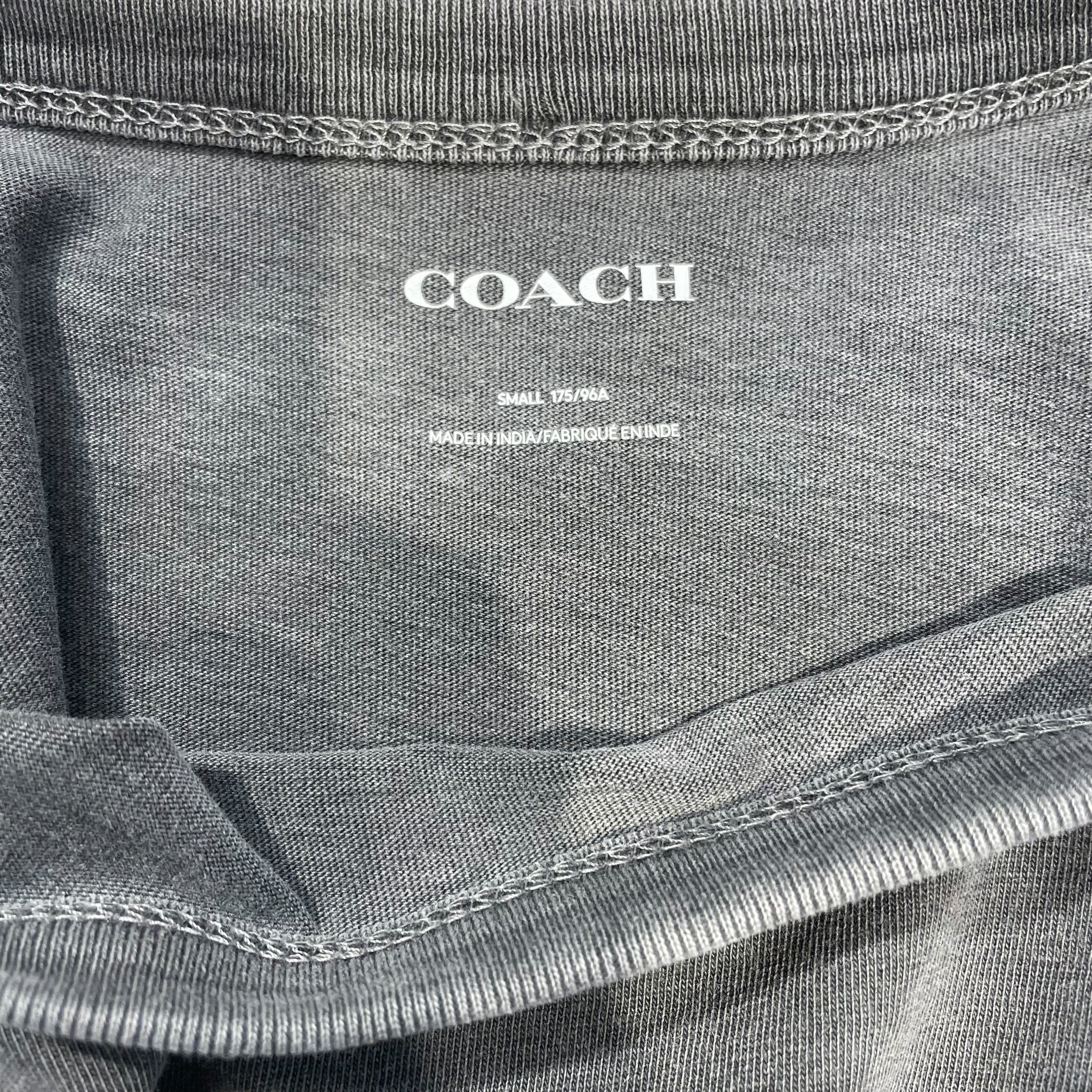 COACH/LS T-Shirt/S/Cotton/GRY/Graphic/ view 3