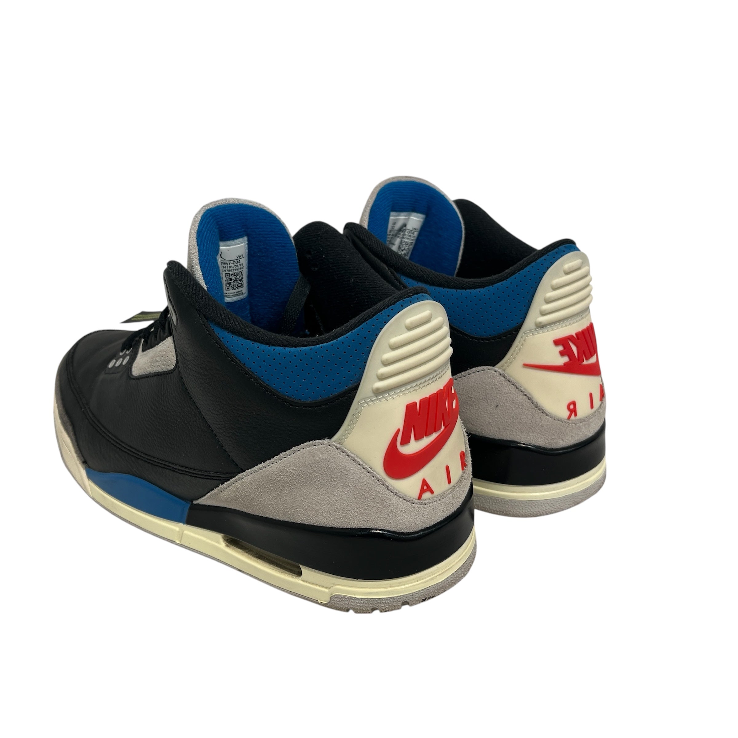 NIKE/Hi-Sneakers/US 12/Cotton/BLK/Jordan 3 retro OG Rare air view 2