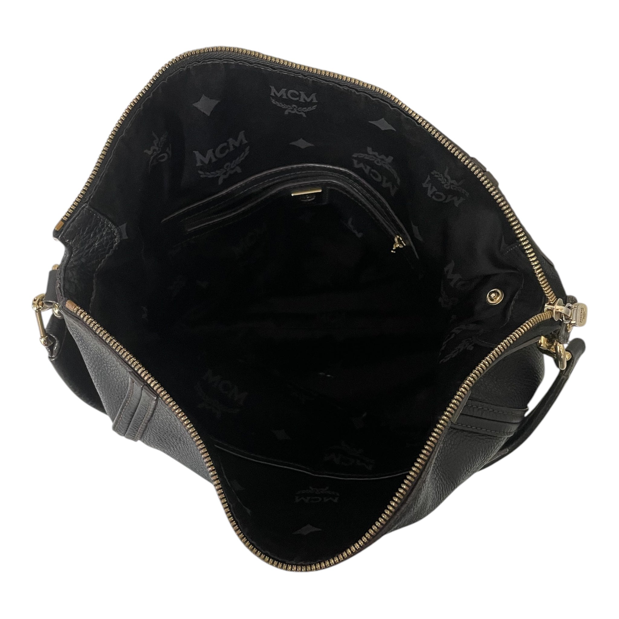 MCM/Hand Bag/Leather/BLK/n9672 view 4