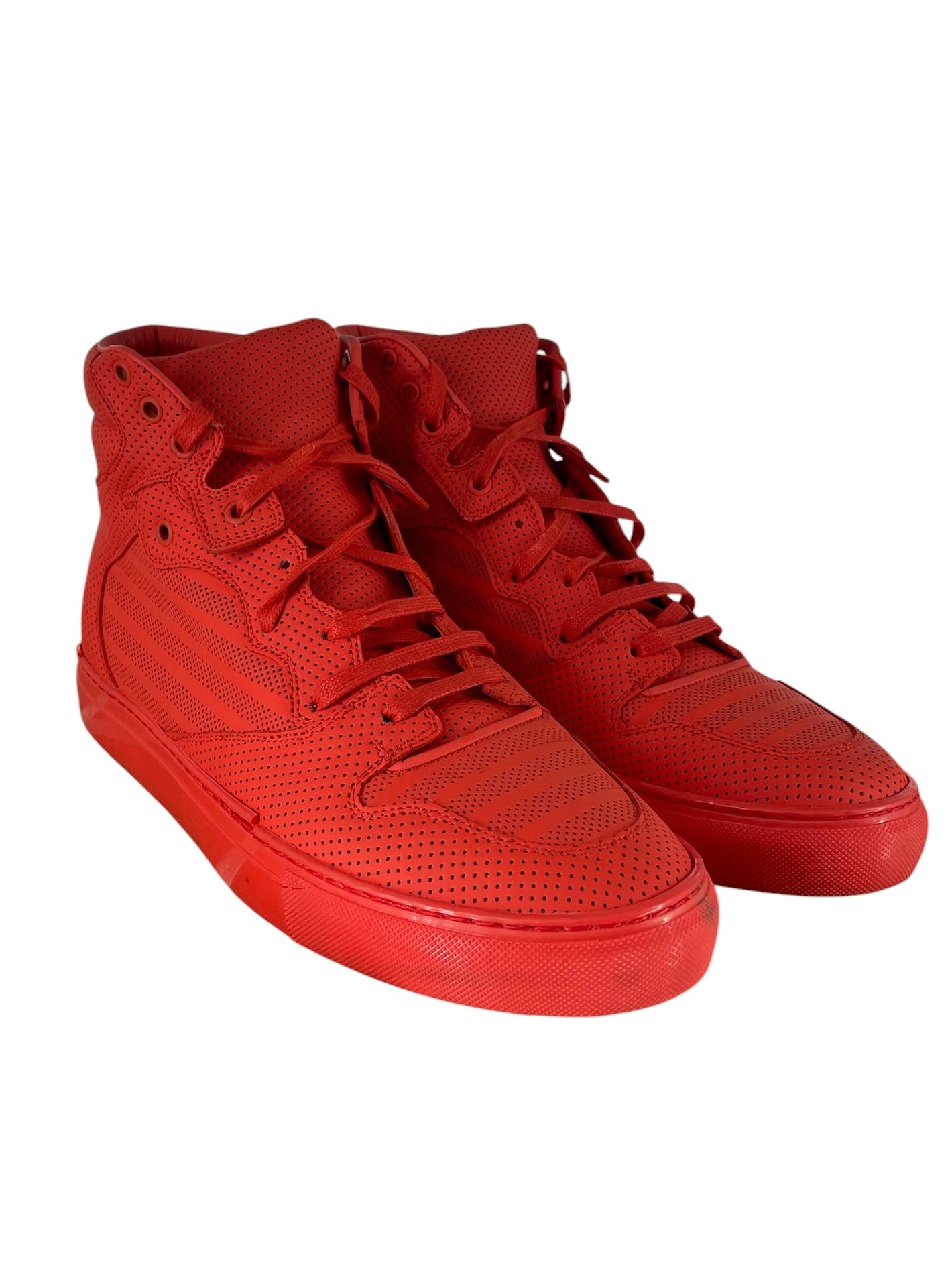 BALENCIAGA/Hi-Sneakers/EU 43/Leather/RED/373406 view 1