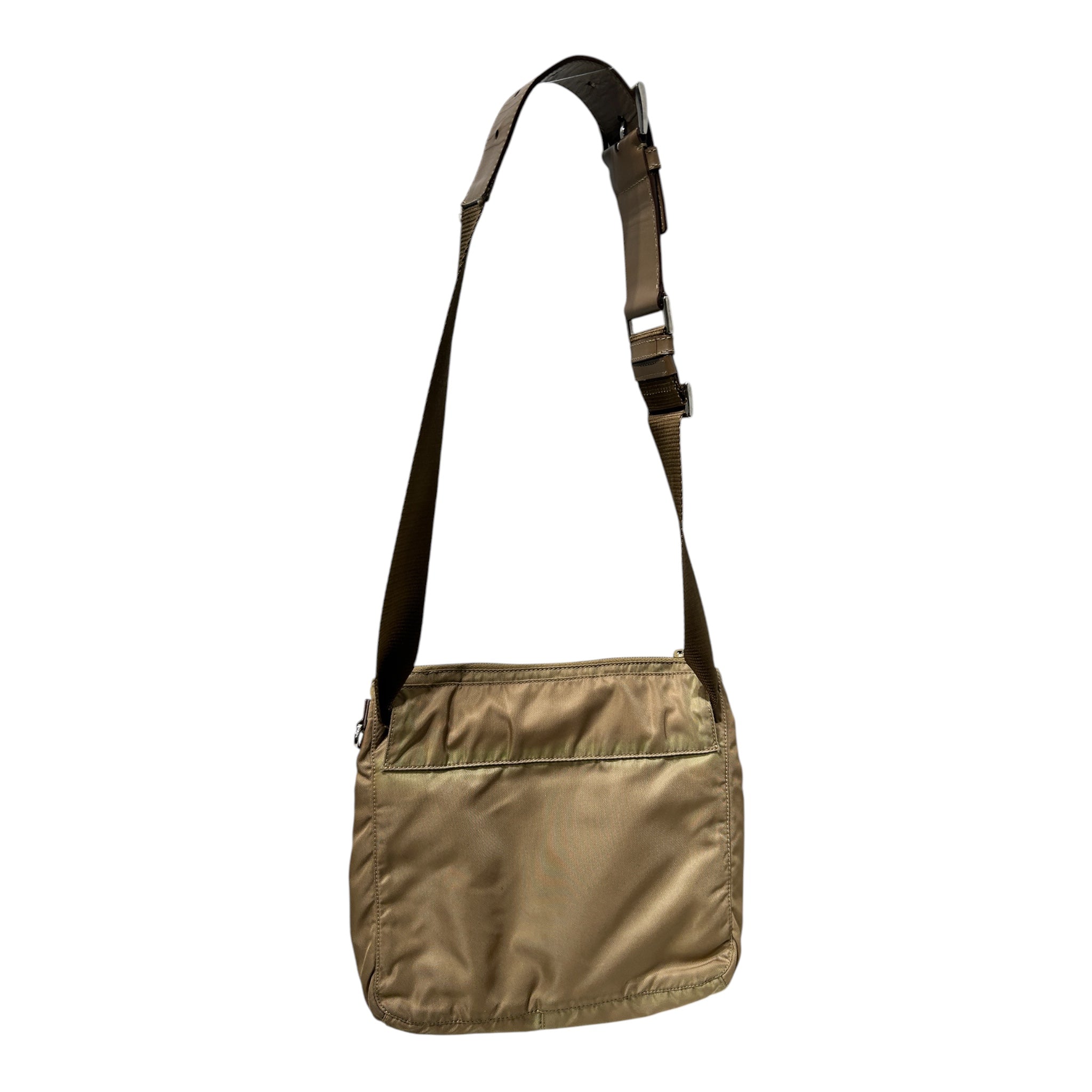 PRADA/Cross Body Bag/Nylon/KHK/` view 2