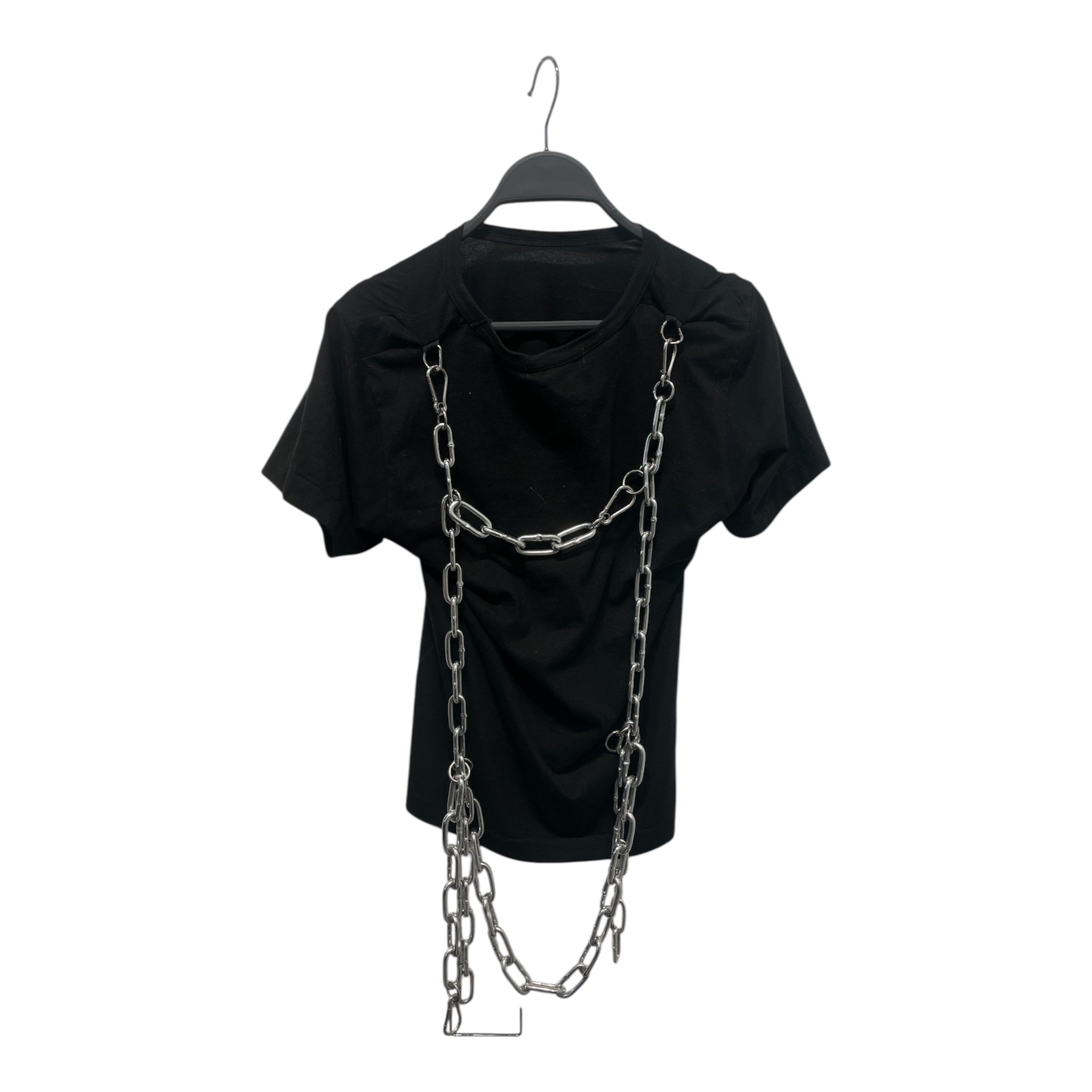 COMME des GARCONS/T-Shirt/S/Cotton/BLK/CHAINS view 1
