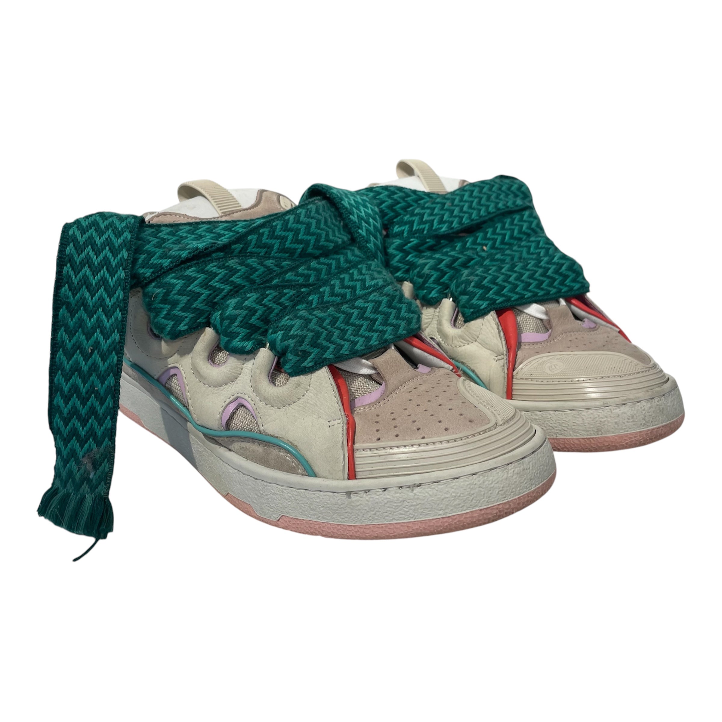 LANVIN/Low-Sneakers/EU 40/Cotton/MLT/ view 1