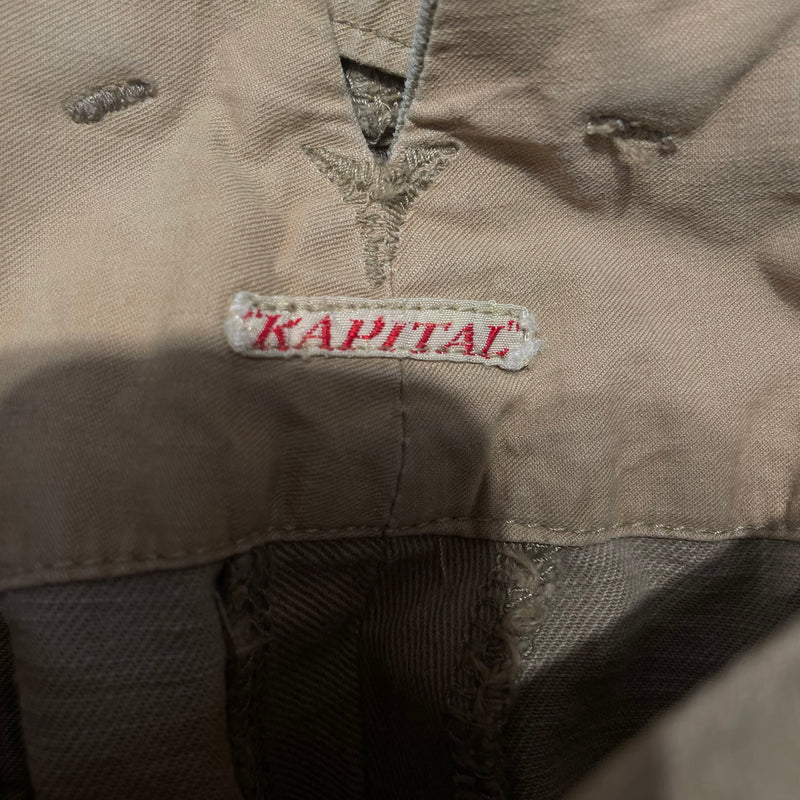 KAPITAL/Straight Pants/M/Cotton/BRW/Switching Design
