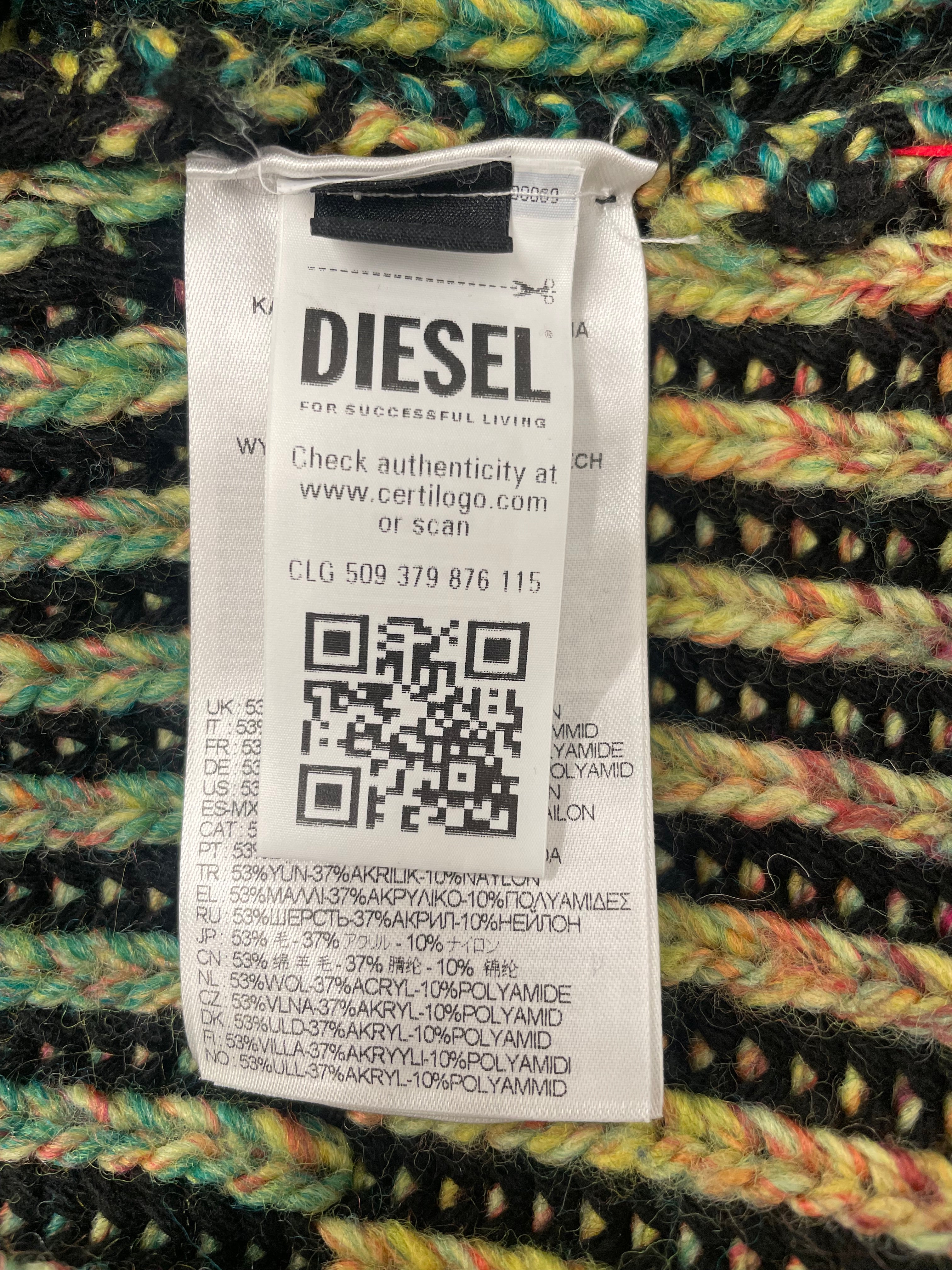 DIESEL/Heavy Sweater/S/Wool/GRN/OAKLAND RIBBED SWEATER view 4