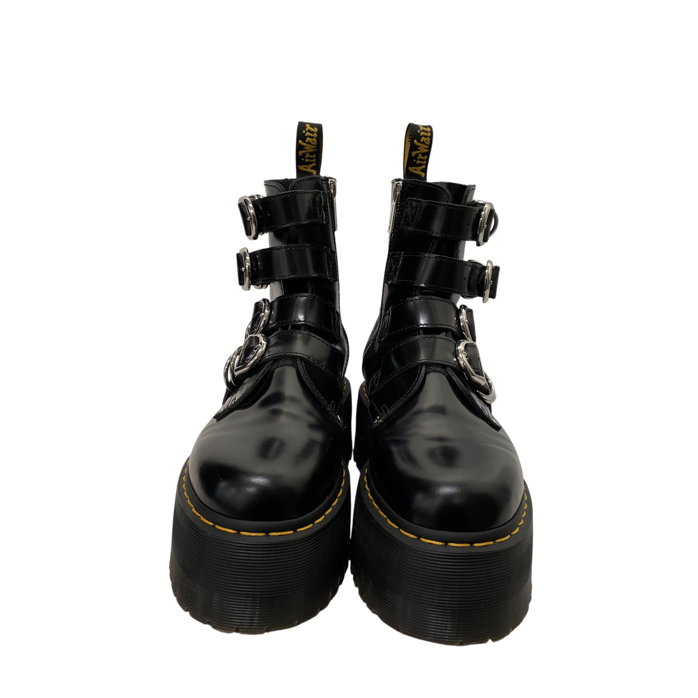 Dr.Martens/Boots/US 8/Leather/BLK/Dr.Martena Jadon Max Hardware view 2
