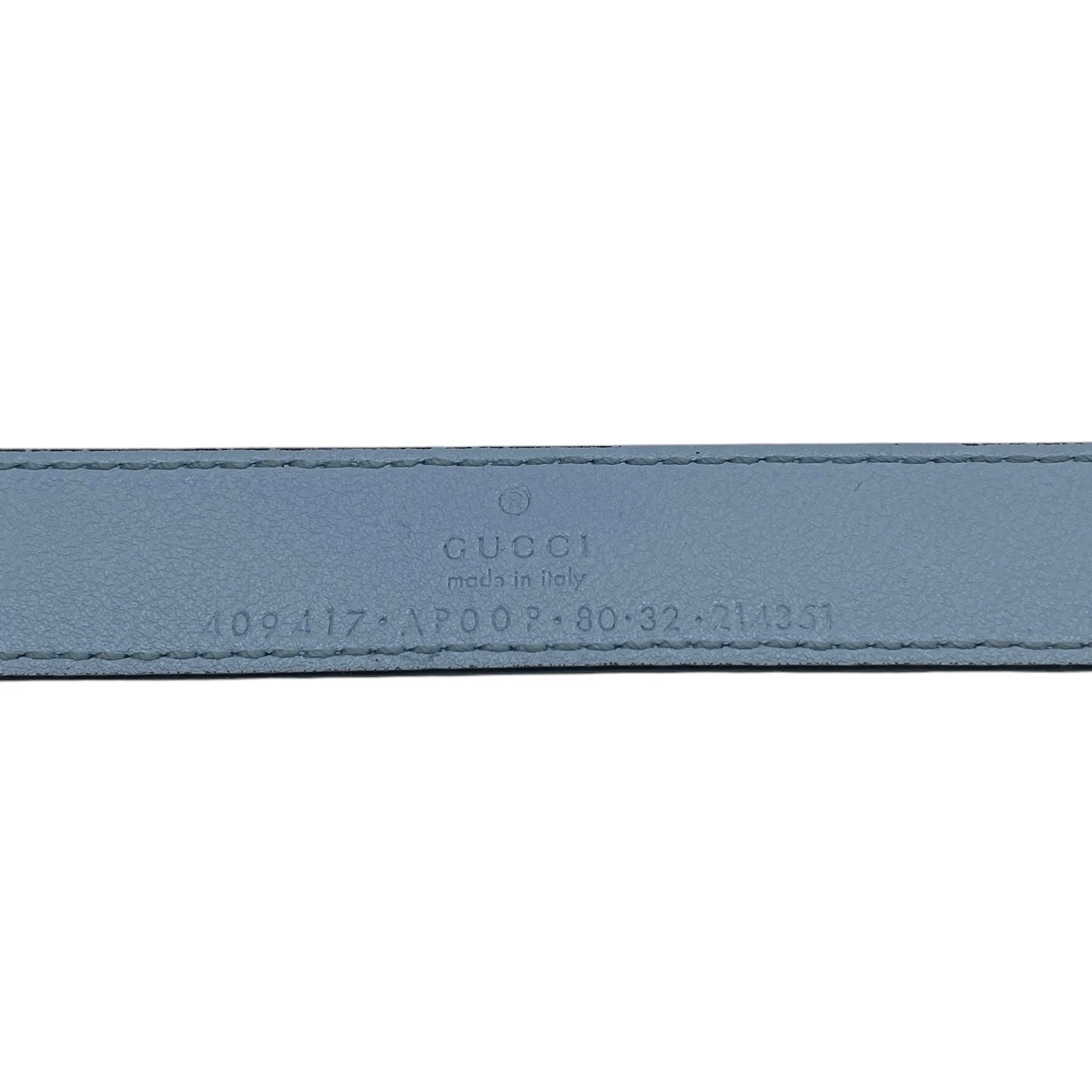 GUCCI/Belt/Cotton/BLU/mormont thin belt view 3