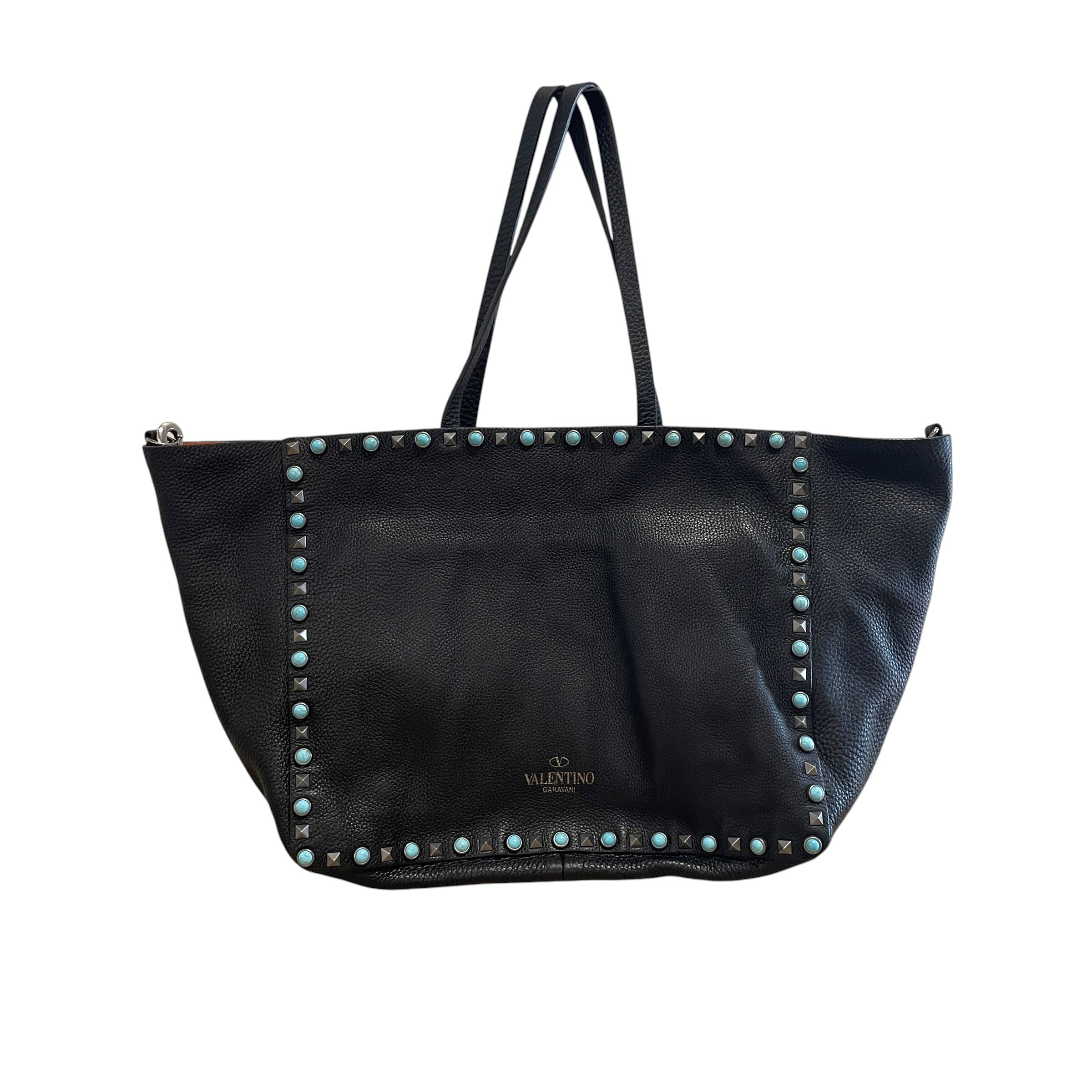 VALENTINO/Cross Body Bag/All Over Print/Leather/BLK/"ROLLING ROCKSTUD"/ BEADED view 1