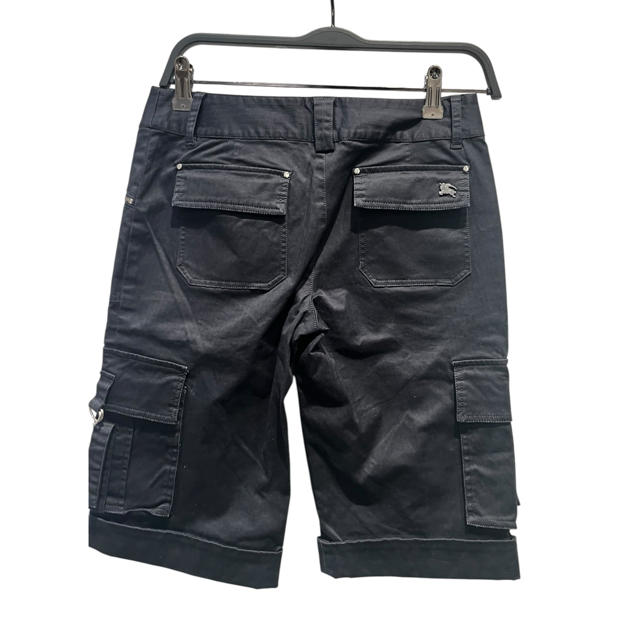 BURBERRY BLUE LABEL/Shorts/38/Stripe/Cotton/NVY/Cargo Shorts view 2
