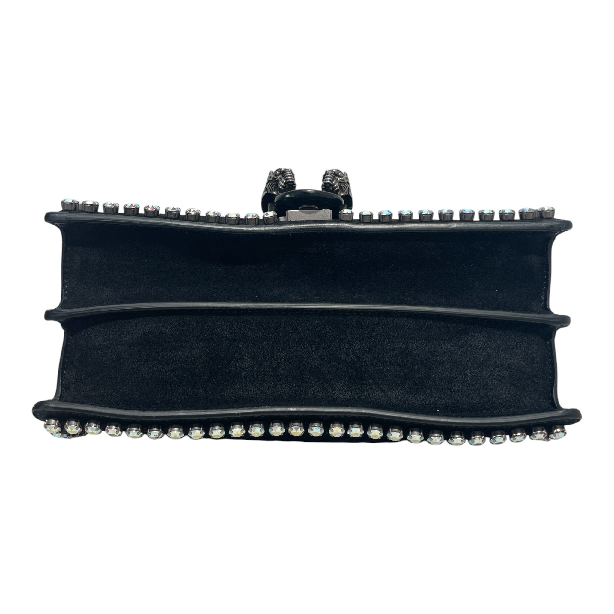 GUCCI/Cross Body Bag/Suede/BLK/gucci dionysus view 3