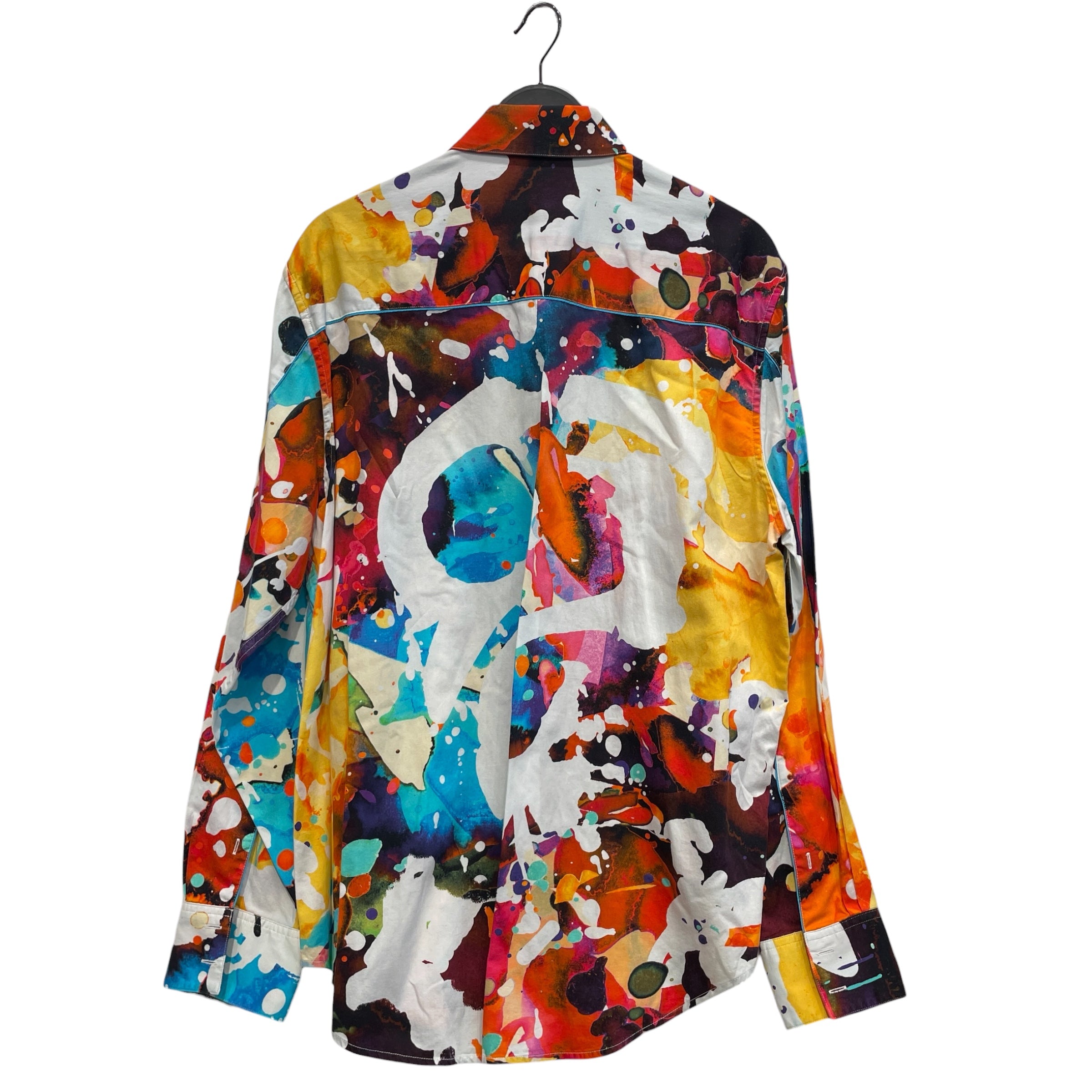 Robert Graham/LS Shirt/XXL/Cotton/MLT/All Over Print/ZIG STITCH/PAINT GRAPHIC view 2