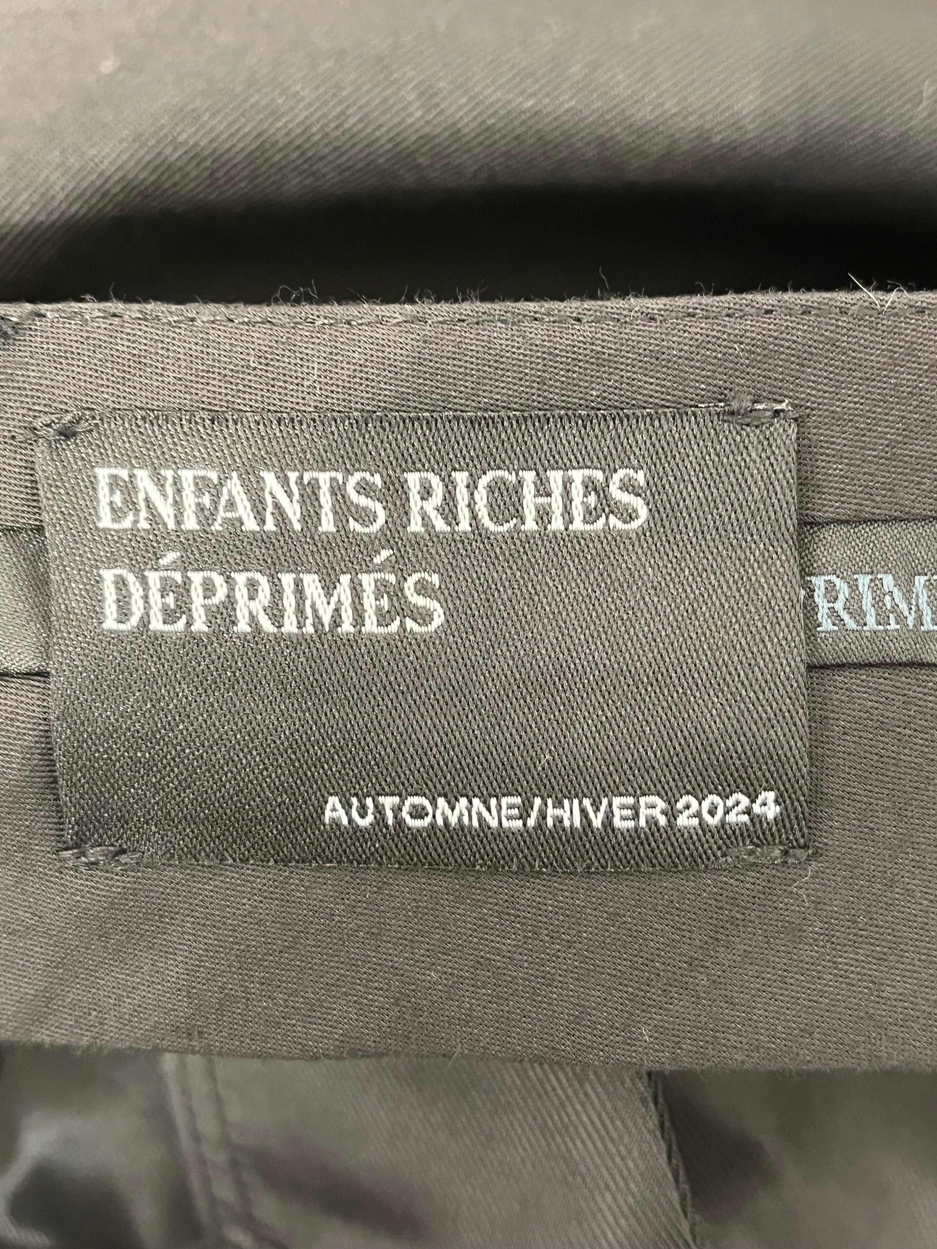 enfants riches deprimes/Slacks/46/Wool/BLK/WIDE LEG PLEATED TROUSER view 5