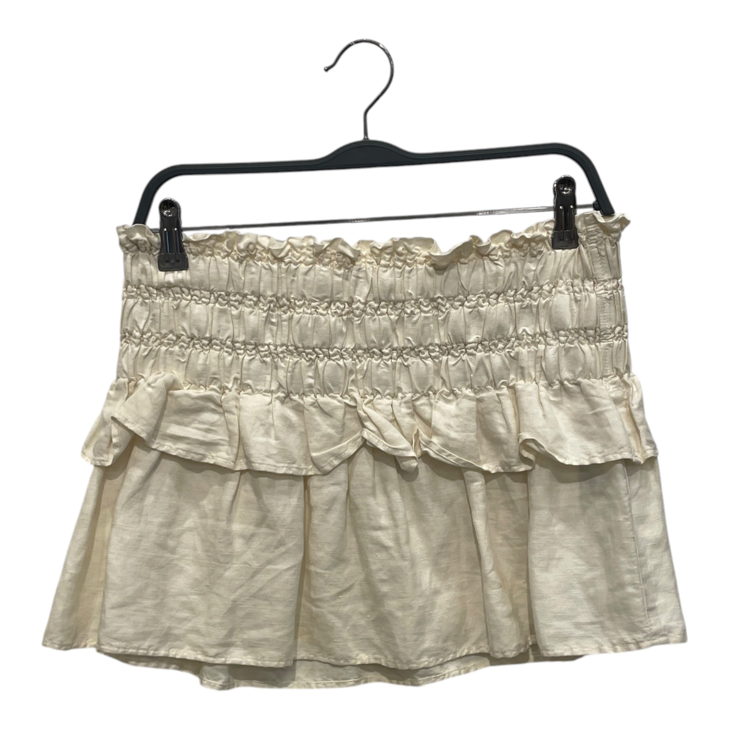 ISABEL MARANT ETOILE/Skirt/38/Linen/CRM/DOUBLELAYER view 2