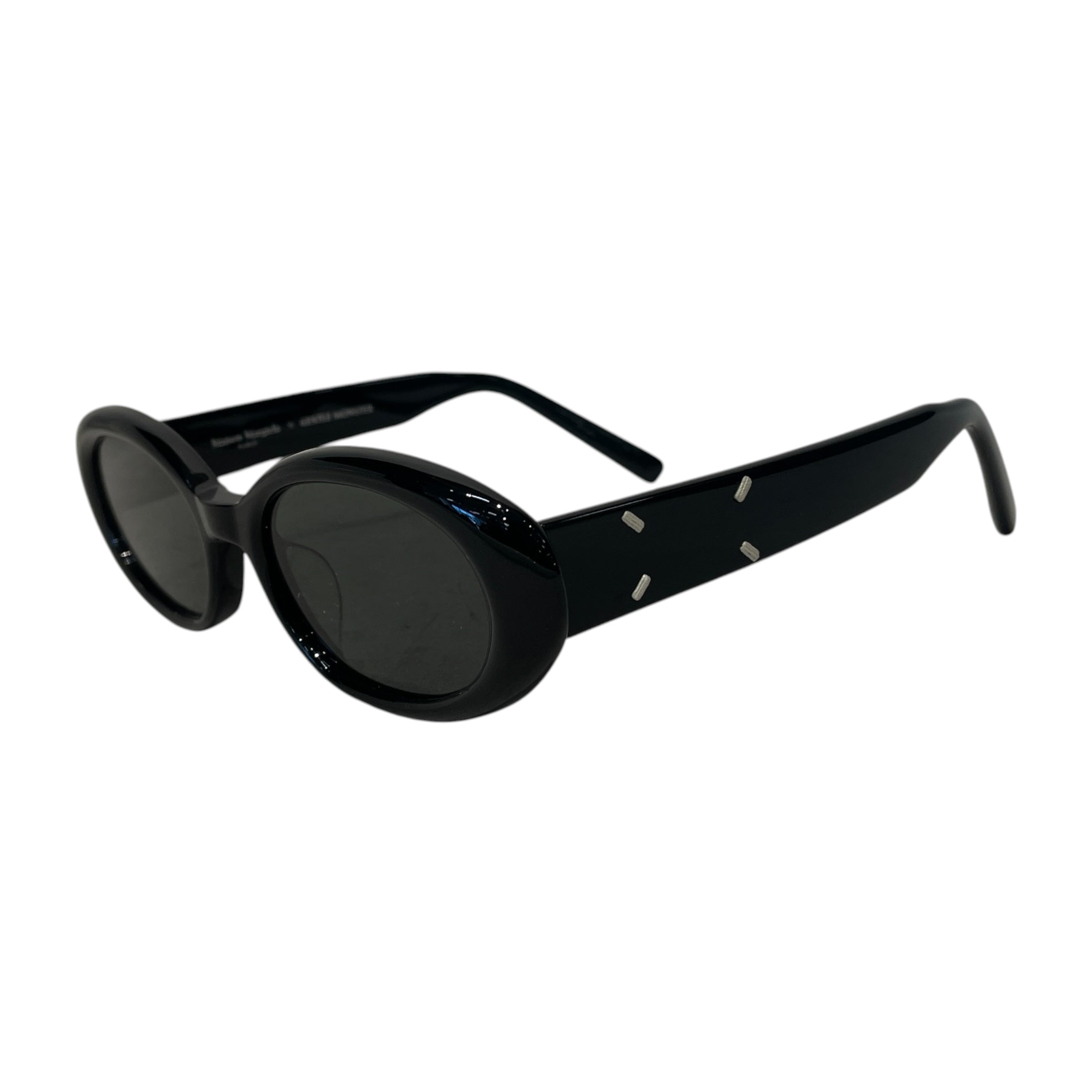 Maison Margiela/GENTLE MONSTER/Sunglasses/Plastic/BLK/Oval/WITH BOX & CASE view 2