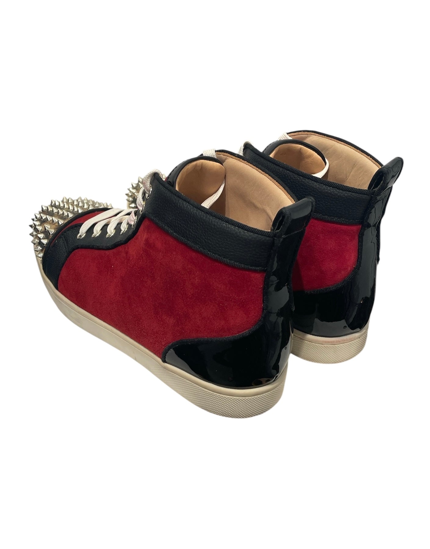 Christian Louboutin/Hi-Sneakers/EU 43/Animal Pattern/Suede/RED/Rick Ross view 2