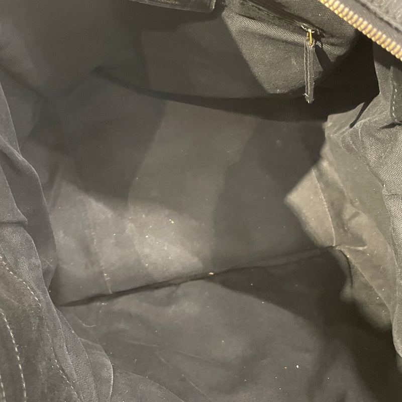 YVES SAINT LAURENT/Tote Bag/Leather/BLK/Downtown Totebag