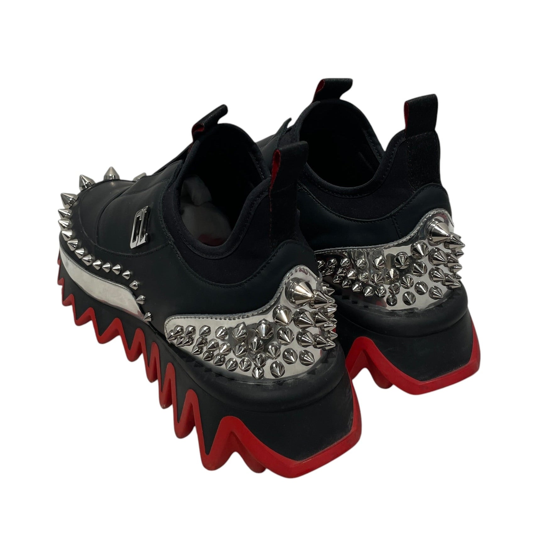 Christian Louboutin/Low-Sneakers/EU 42.5/Leather/BLK/Marvel view 2