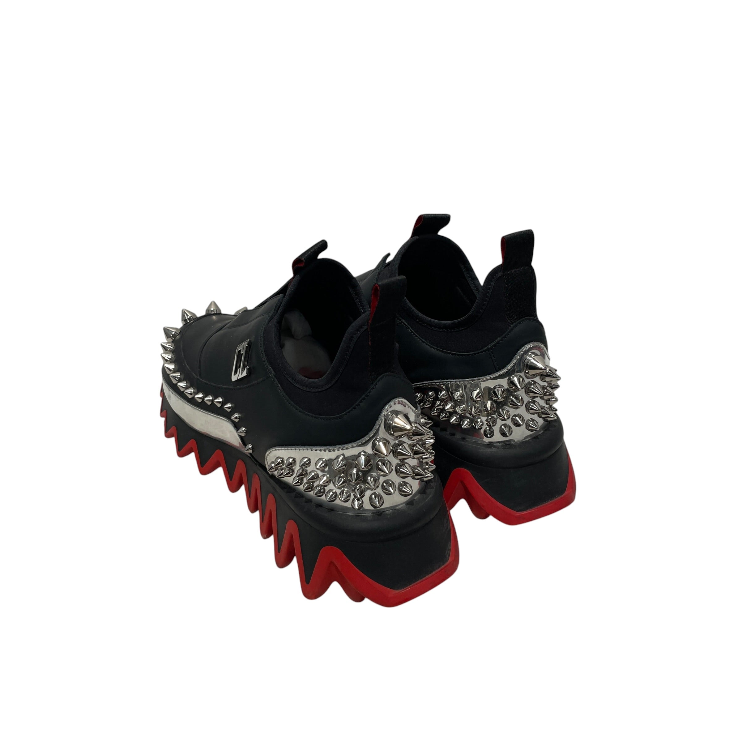 Christian Louboutin/Low-Sneakers/EU 42.5/Leather/BLK/Marvel view 2
