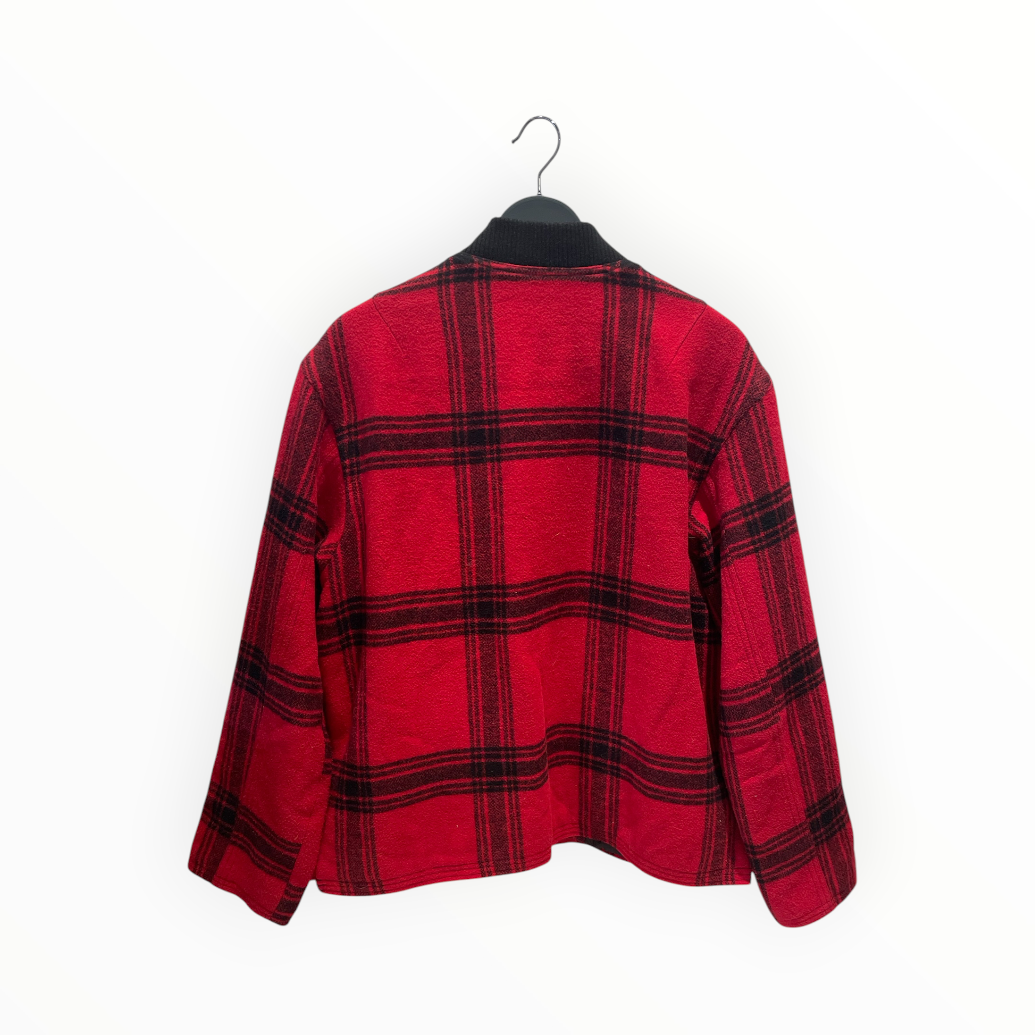 Supreme/Blouson/M/Wool/RED/Plaid/ZIP CAR JACKET view 2