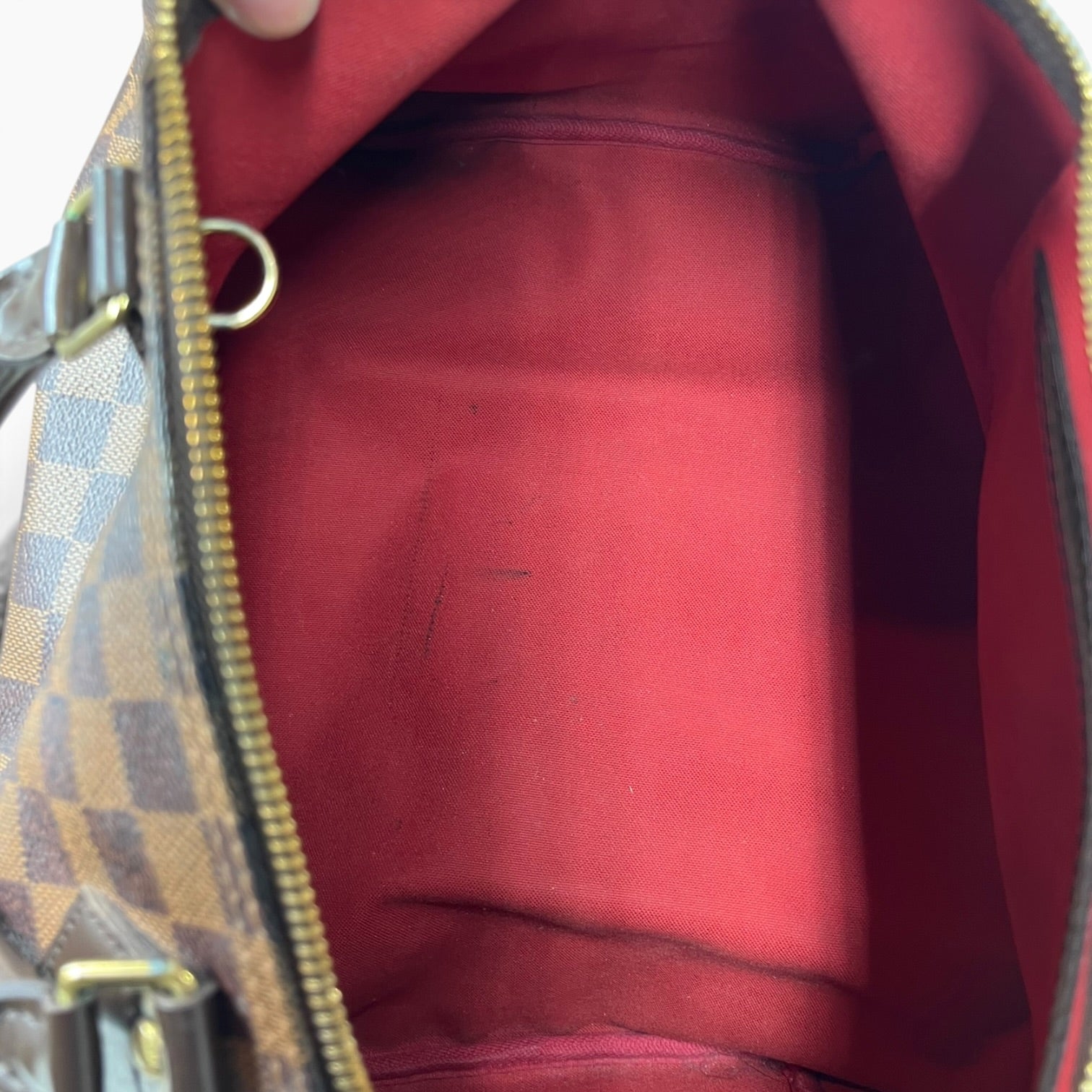 LOUIS VUITTON/Hand Bag/Monogram/Leather/BRW/damier eben speedy 30 view 4