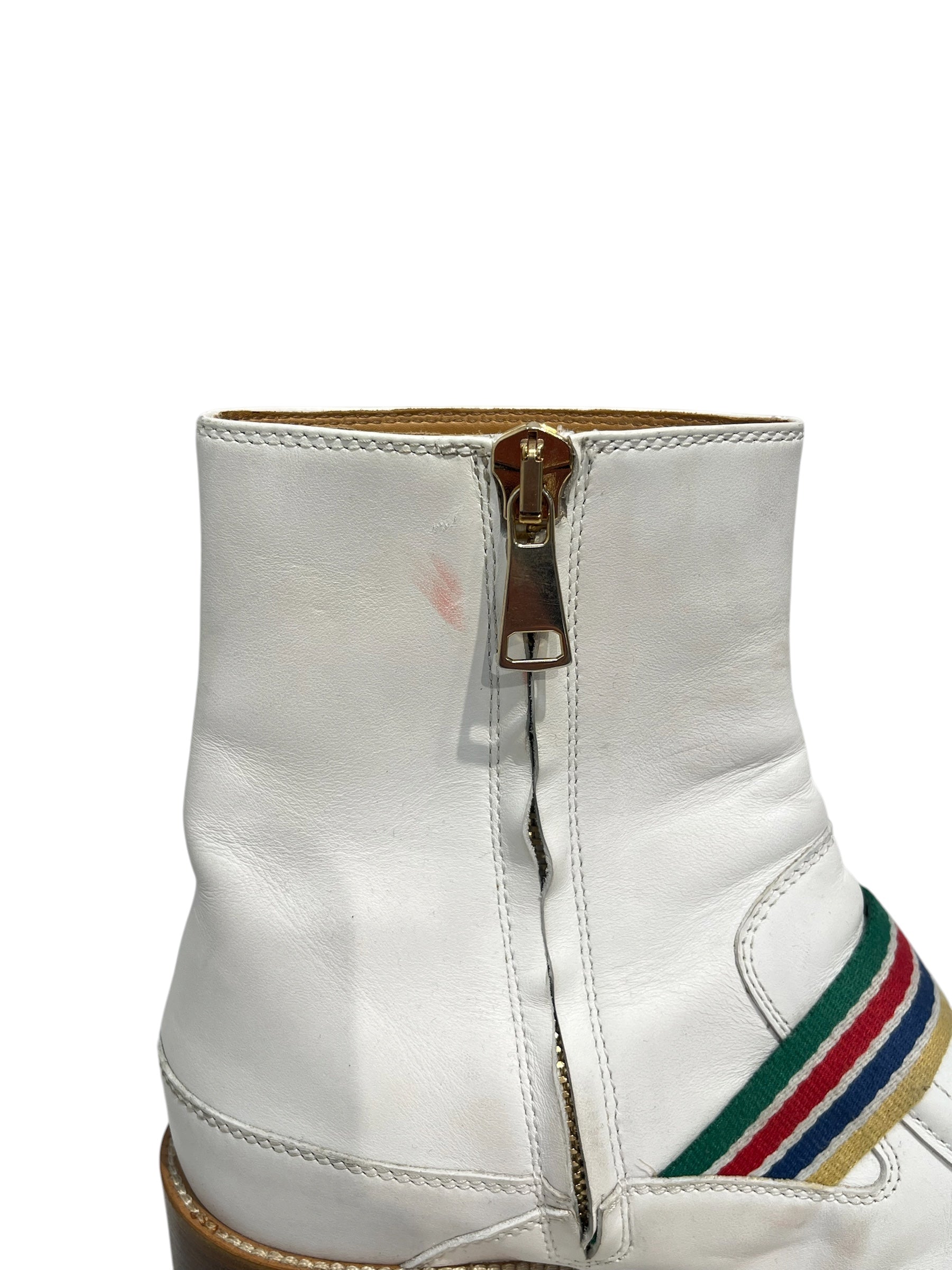 CASABLANCA/Boots/EU 43/Leather/WHT/RUNWAU WHITE BOOT view 4