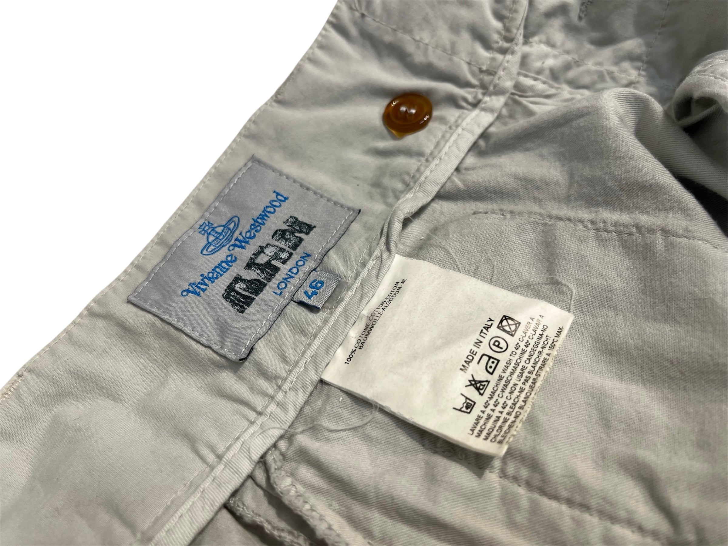 Vivienne Westwood MAN/Pants/46/Cotton/GRY/flared bondage pants view 3