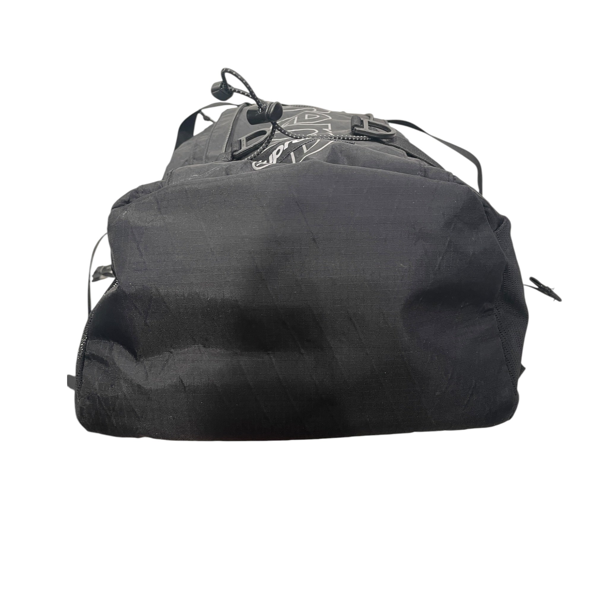 Supreme/Backpack/Nylon/BLK/WHT LOGO view 3