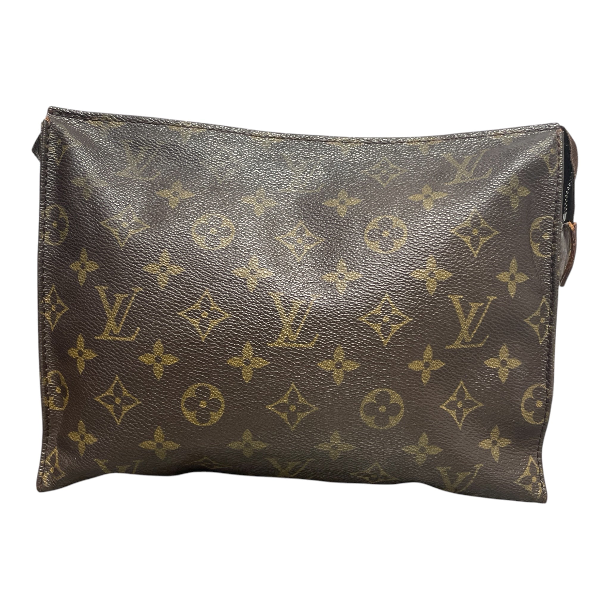 LOUIS VUITTON/Pouch/Monogram/Leather/BRW/tolietry pouch 26 view 2