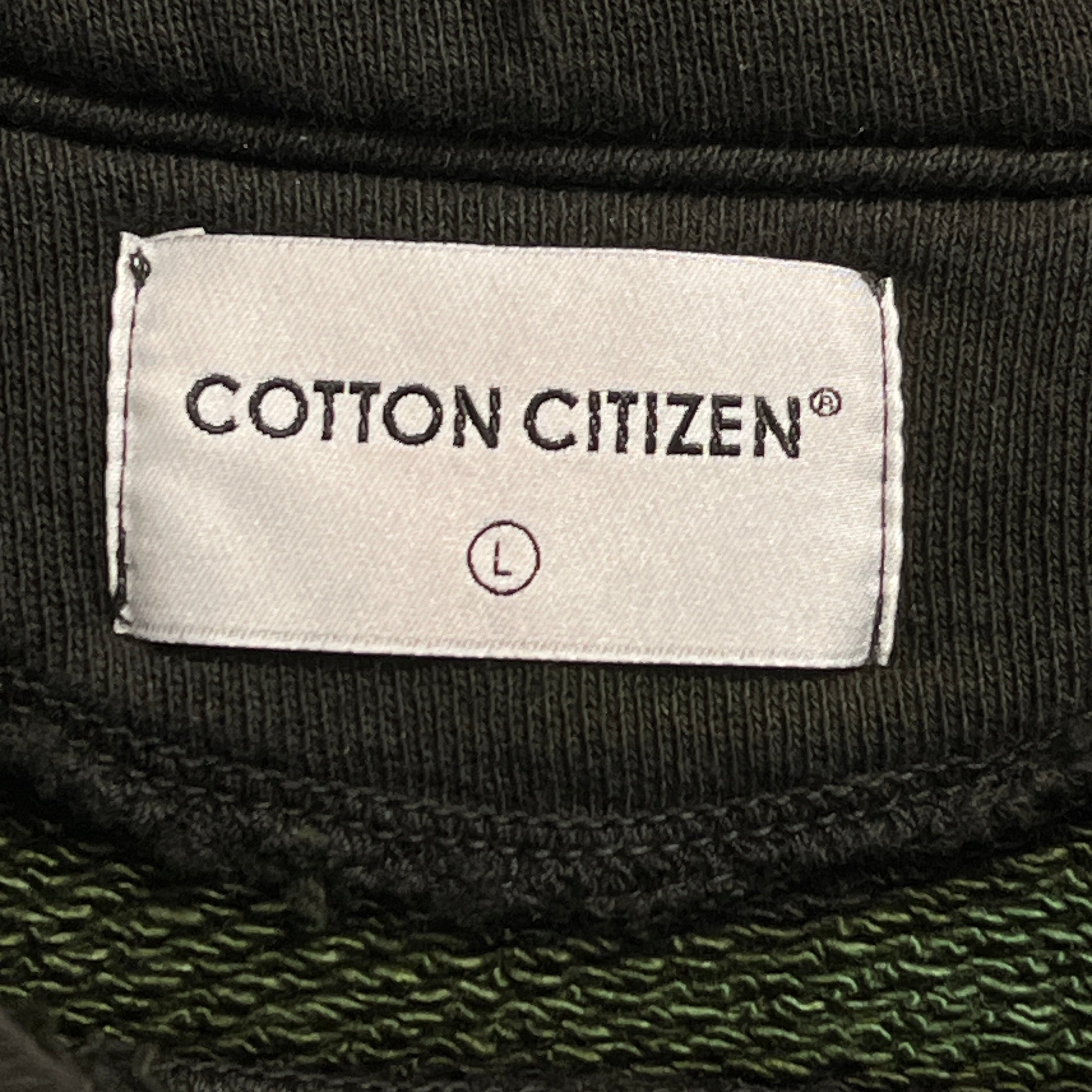 COTTON CITIZEN/Flannel Shirt/L/Cotton/BLK/faded dye view 3